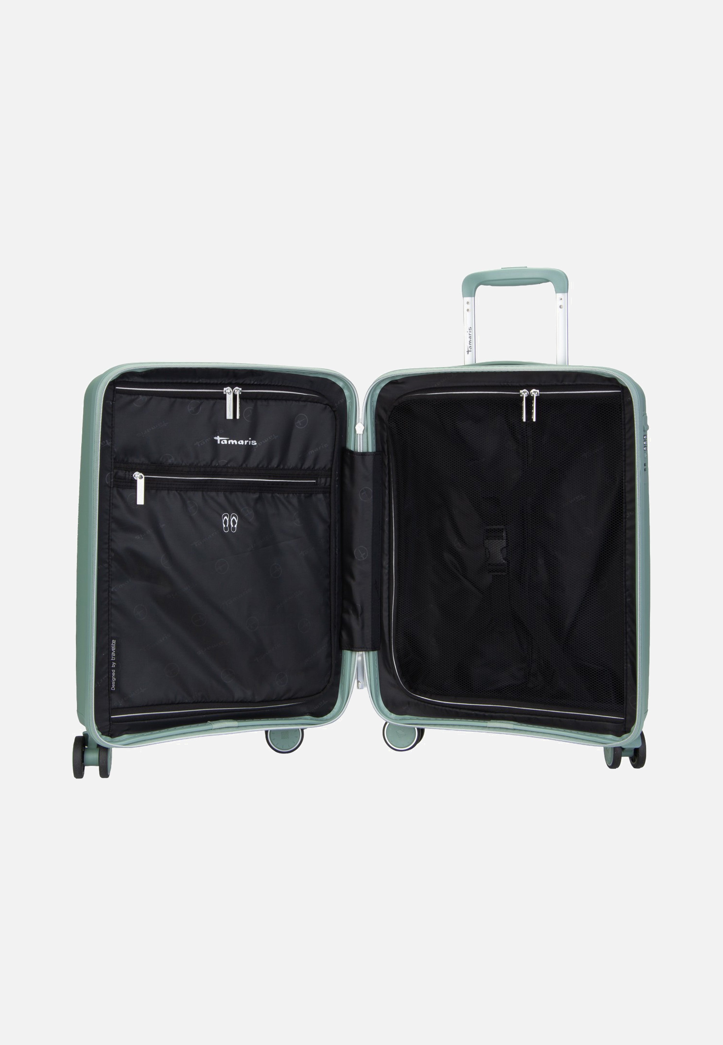 travelite x Tamaris Voyaage Trolley 4w S Sage Green Suitcase
