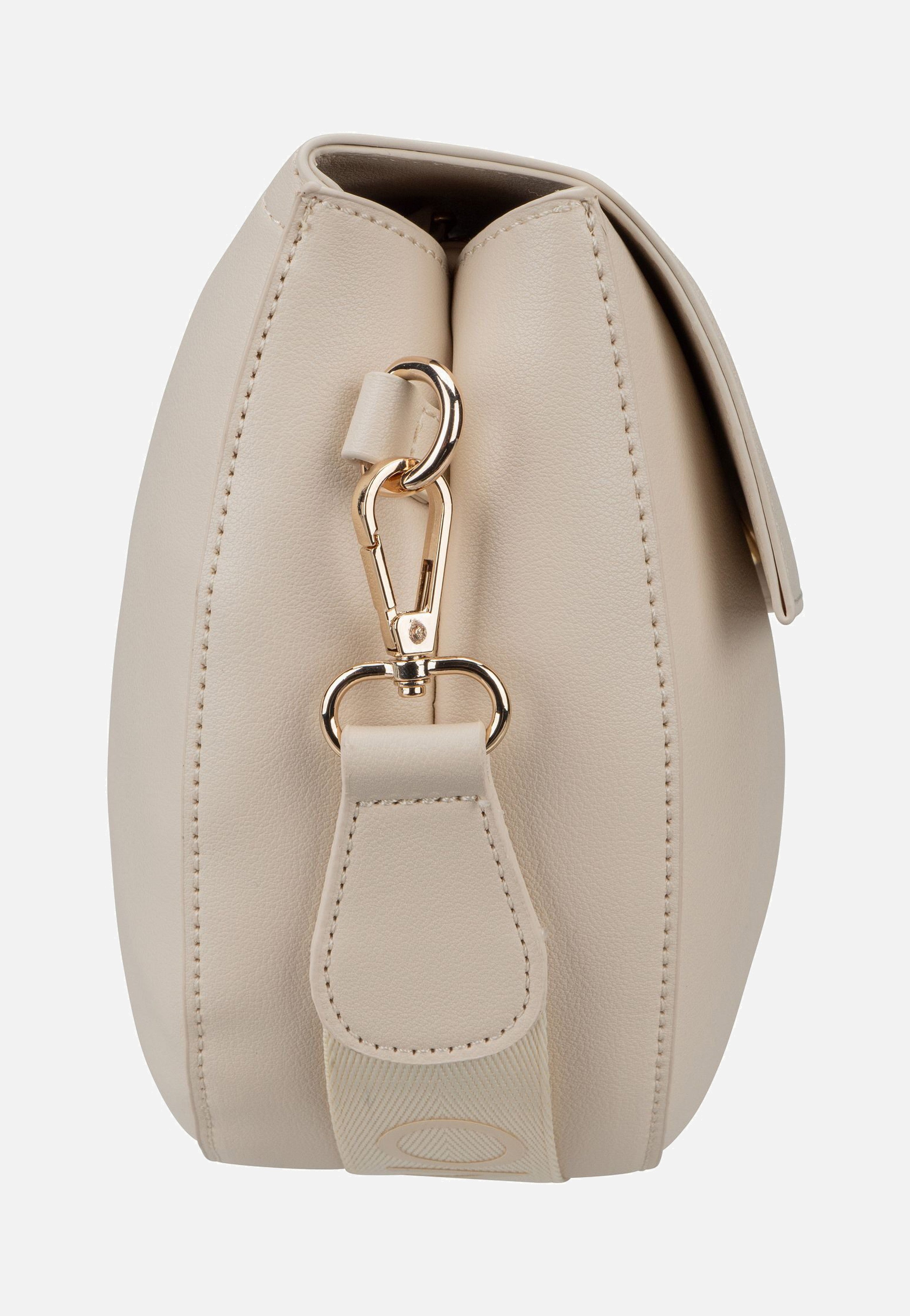Valentino Bigs Pattina J02 Ecru Saddle Bag