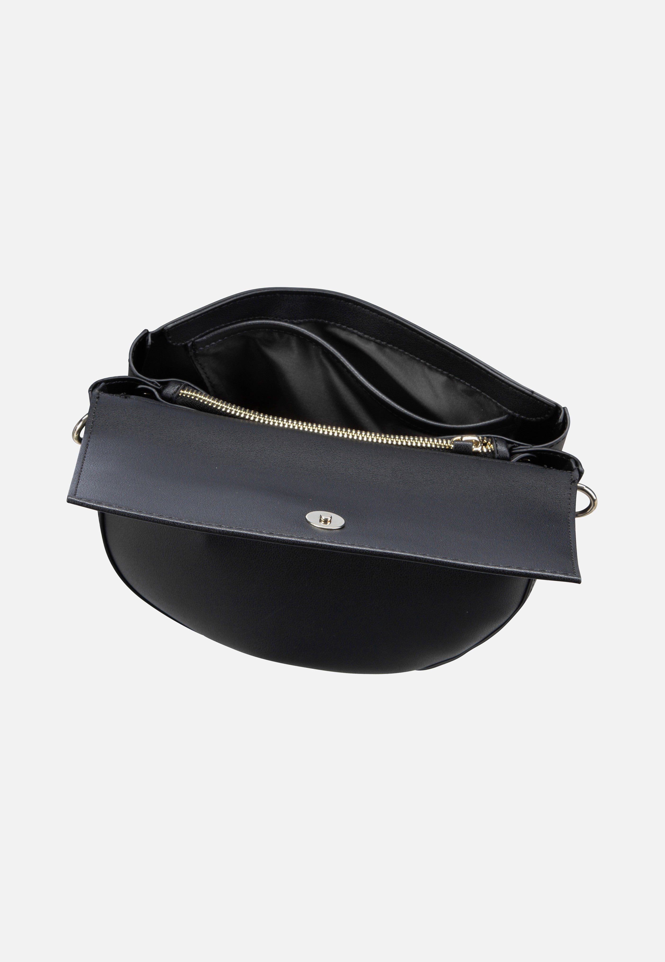 Valentino Bigs Pattina J02 Nero Saddle Bag