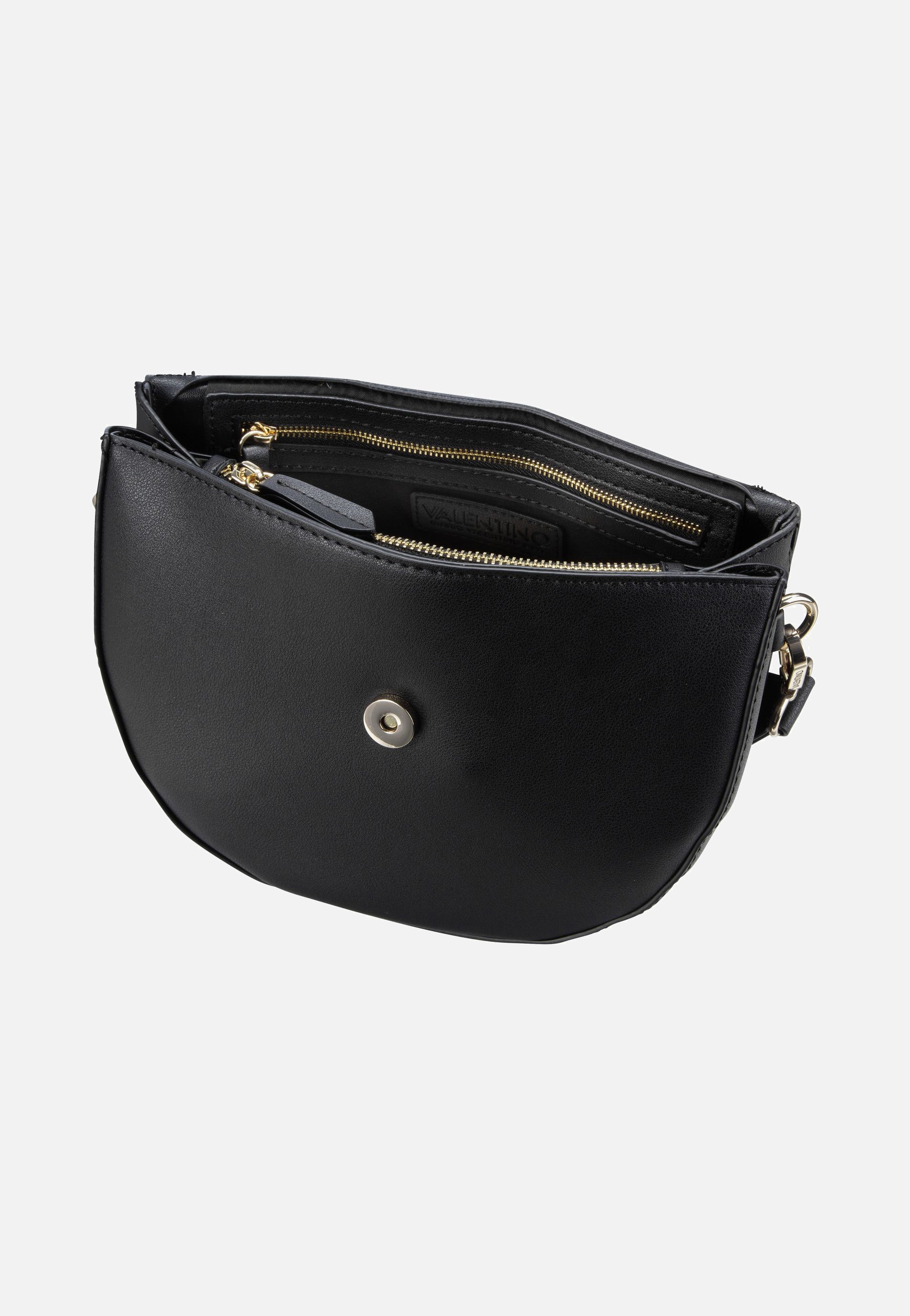 Valentino Bigs Pattina J02 Nero Saddle Bag