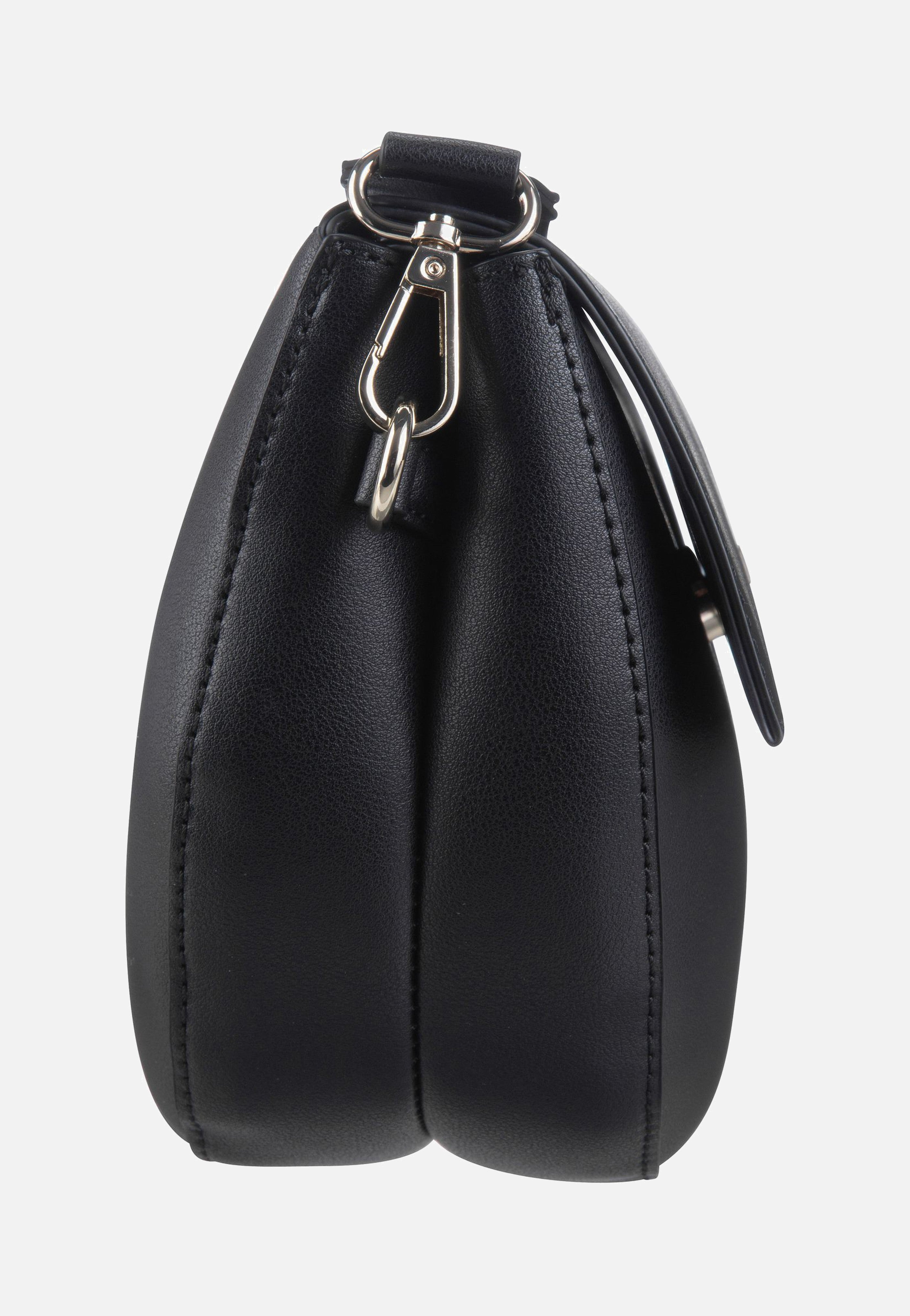 Valentino Bigs Pattina J02 Nero Saddle Bag