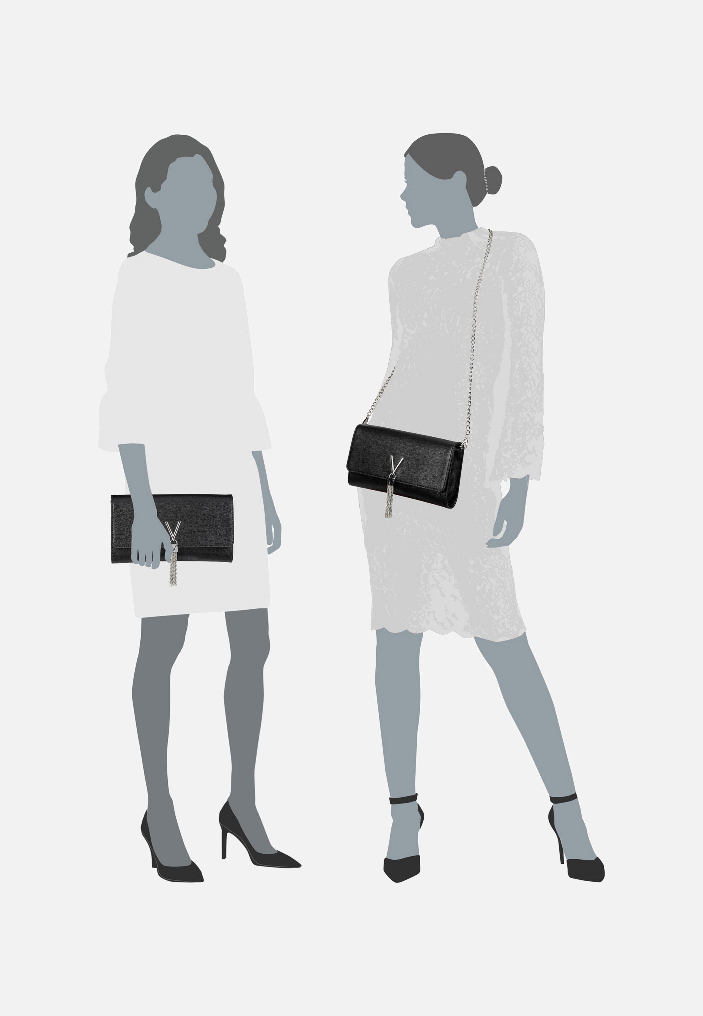 Valentino Divina 401G Nero Clutch