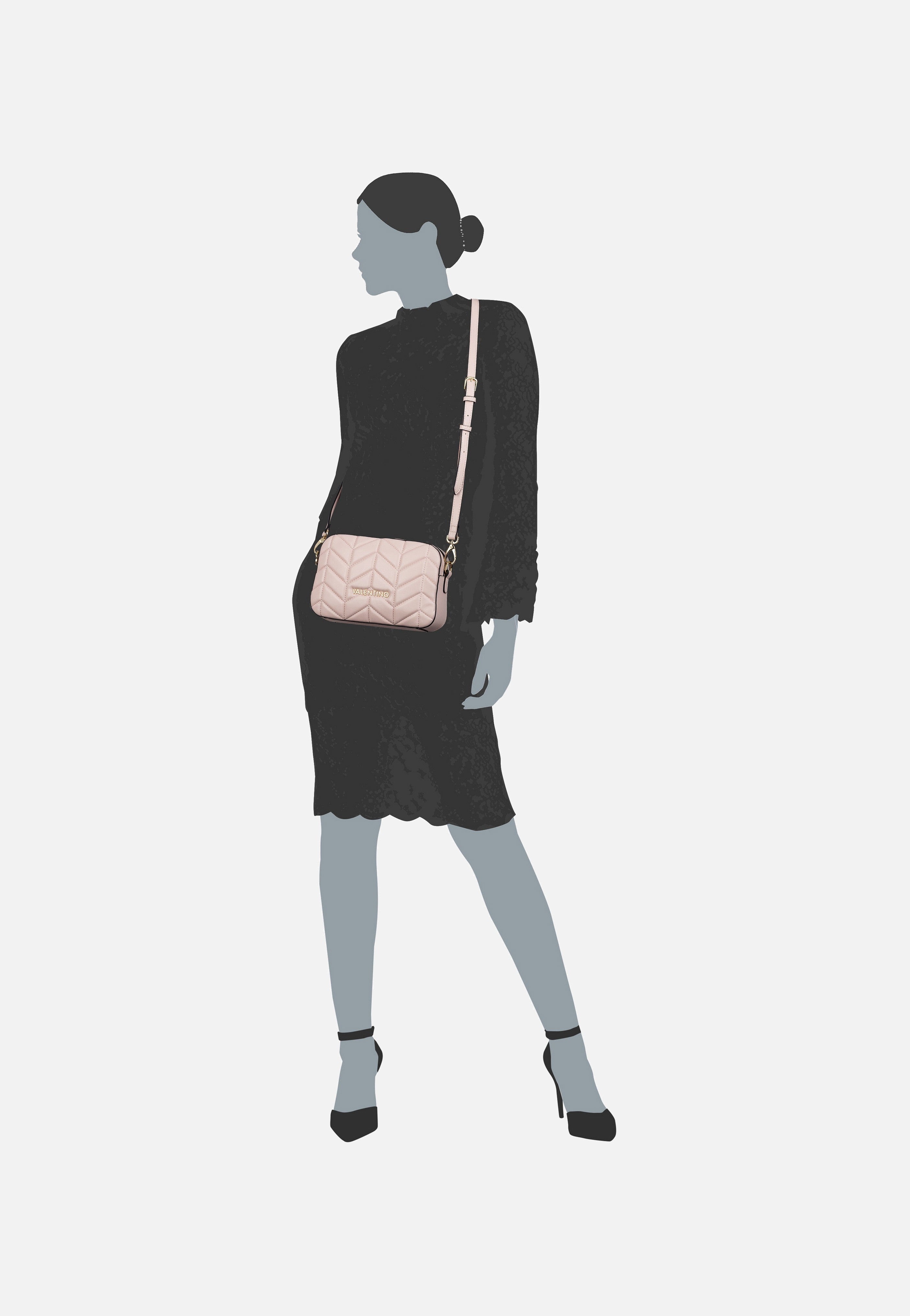 Valentino Petal RE PA15 Cipria Umhängetasche