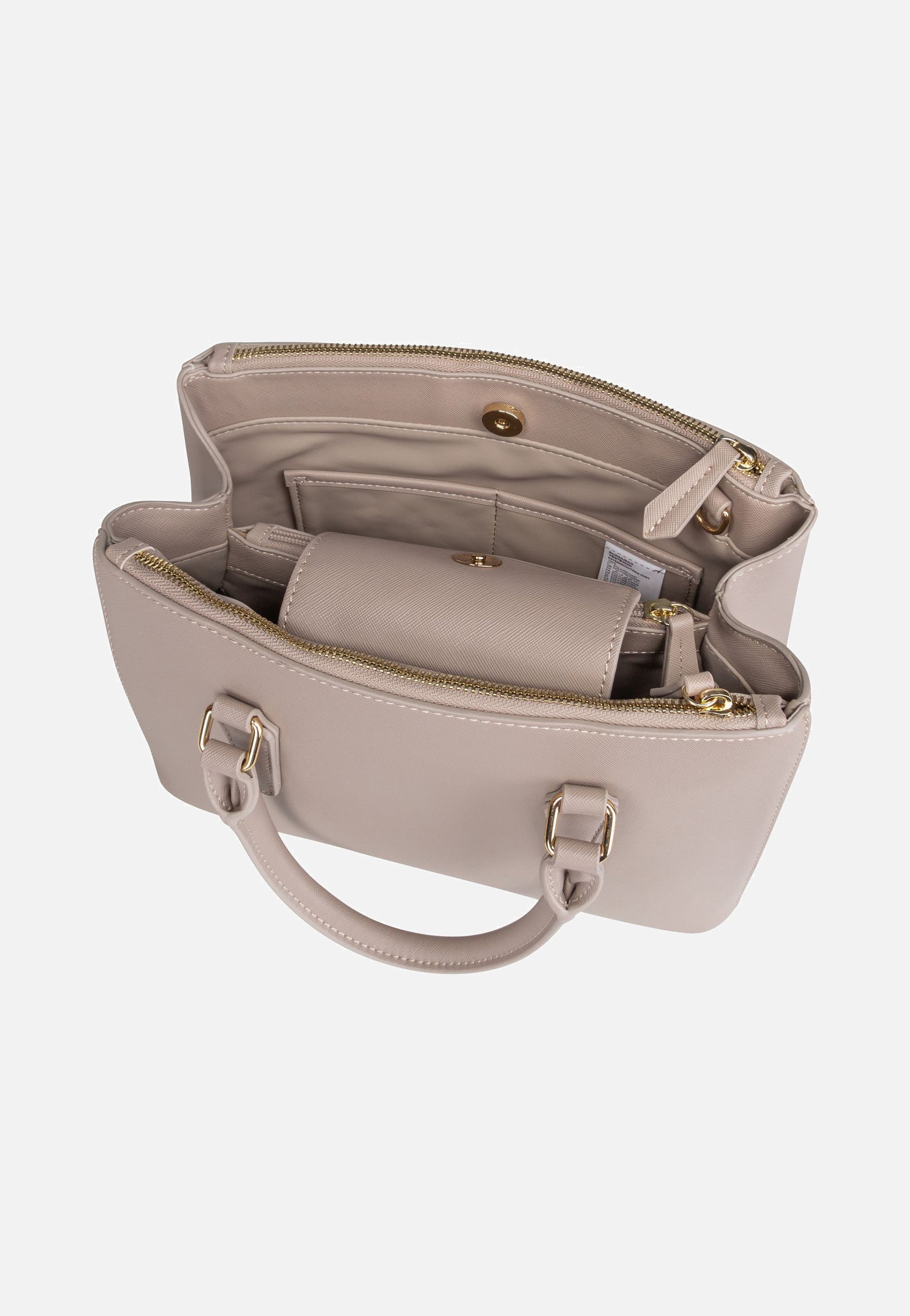 Valentino Zero RE Shopping 302 Beige Satchel