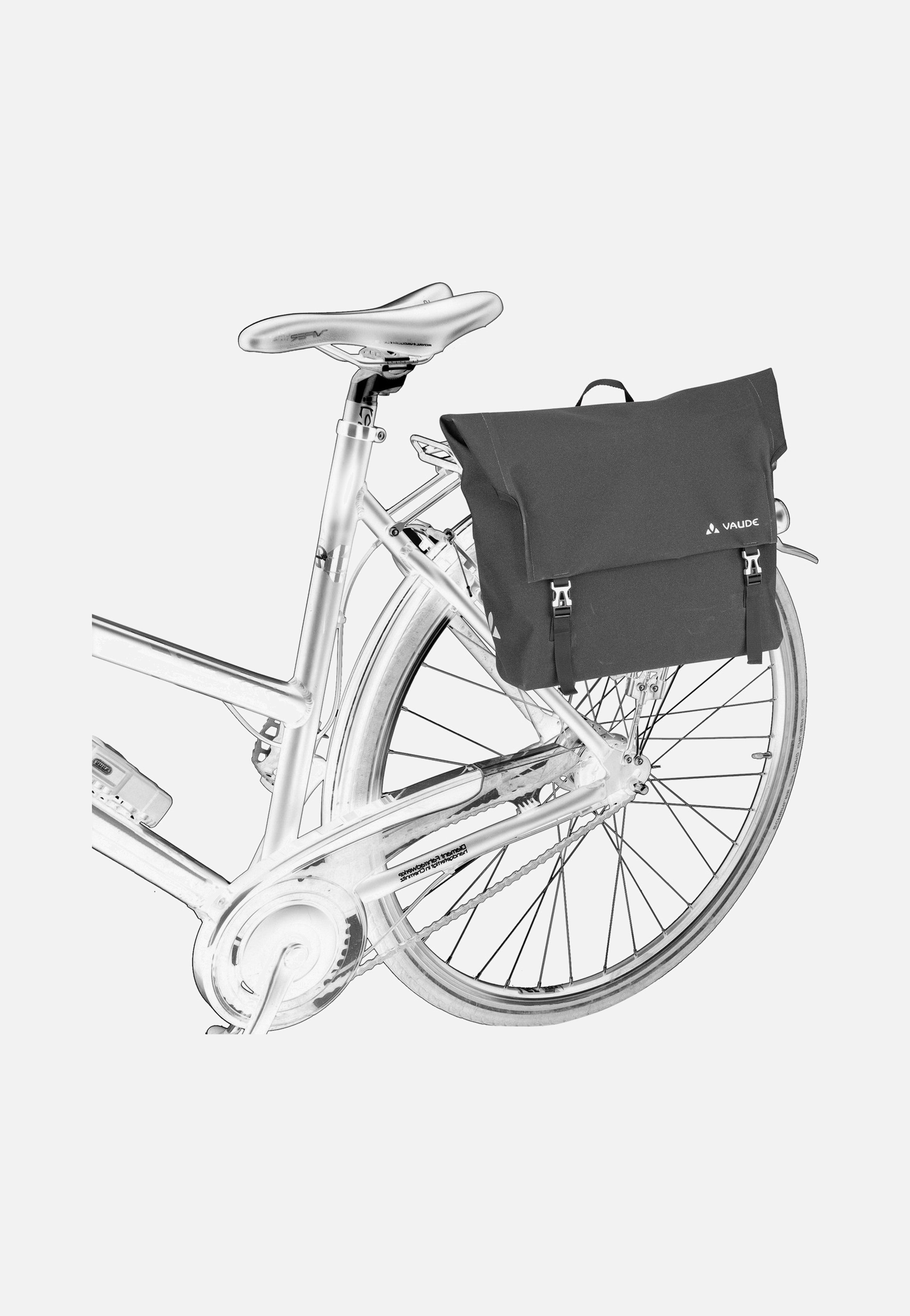 Vaude Augsburg IV L Black Fahrradtasche