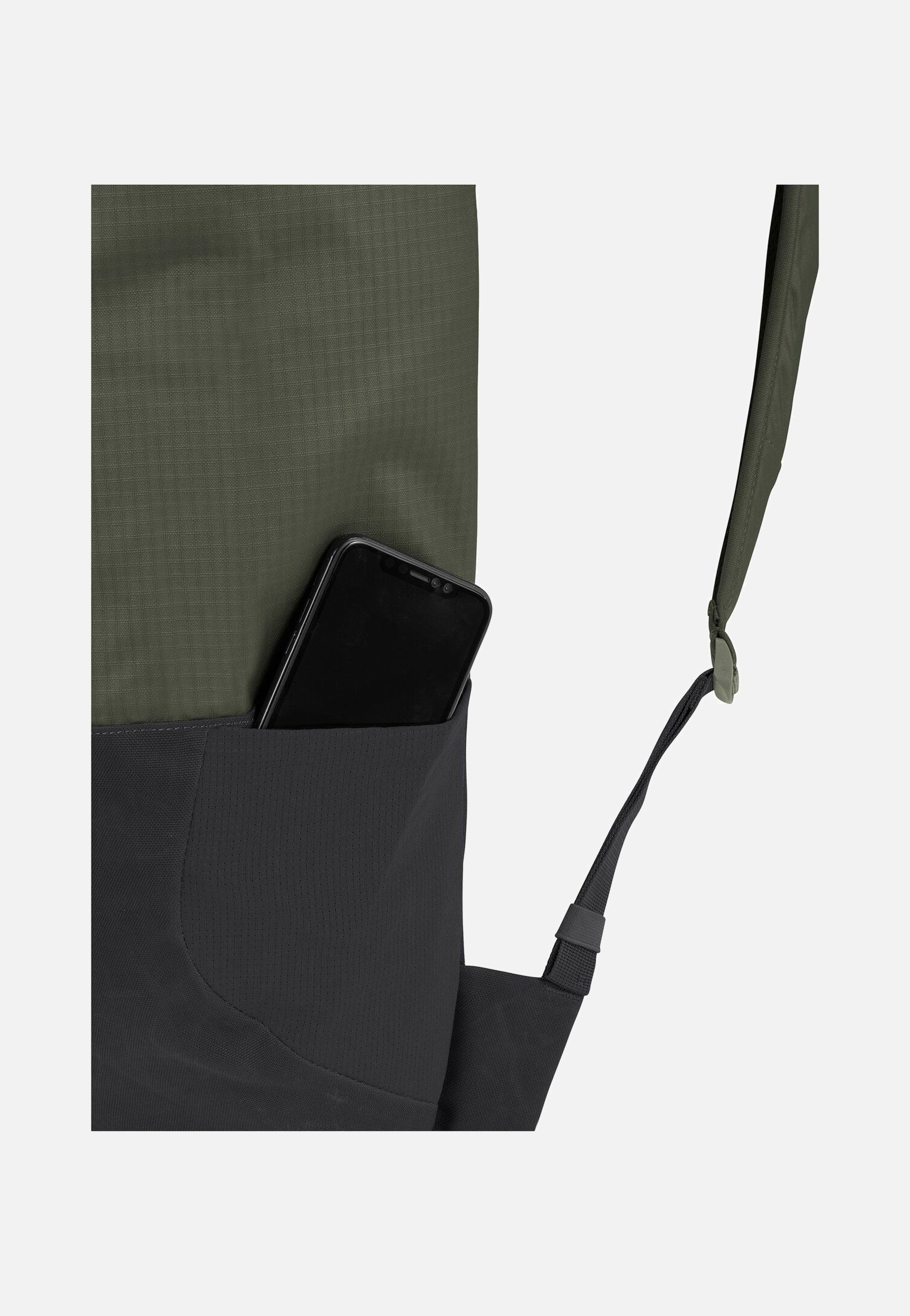 Vaude CityGo 18 Khaki Rolltop Rucksack