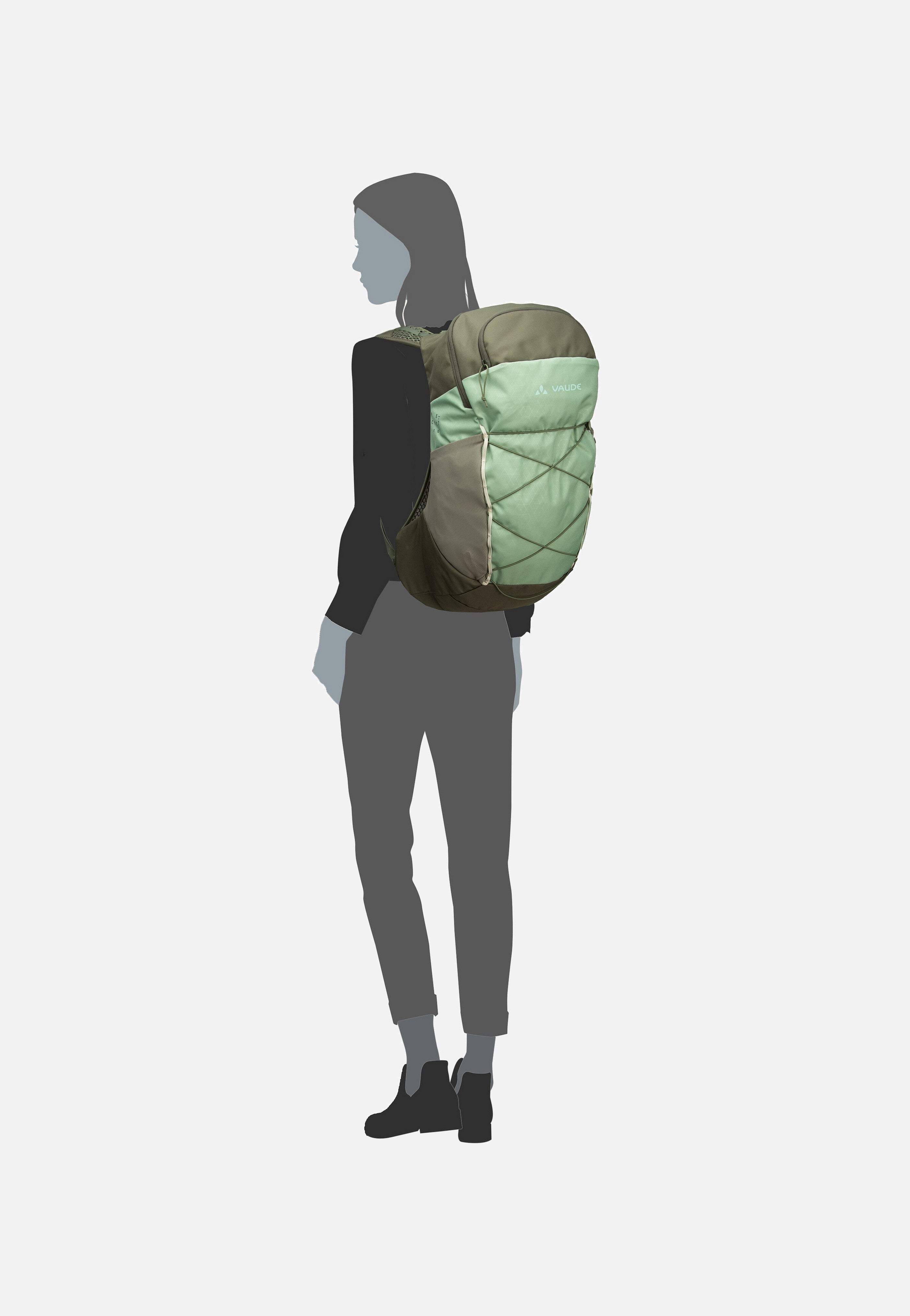 Vaude Women's Agile Air 18 Willow Green Hiking Rucksack