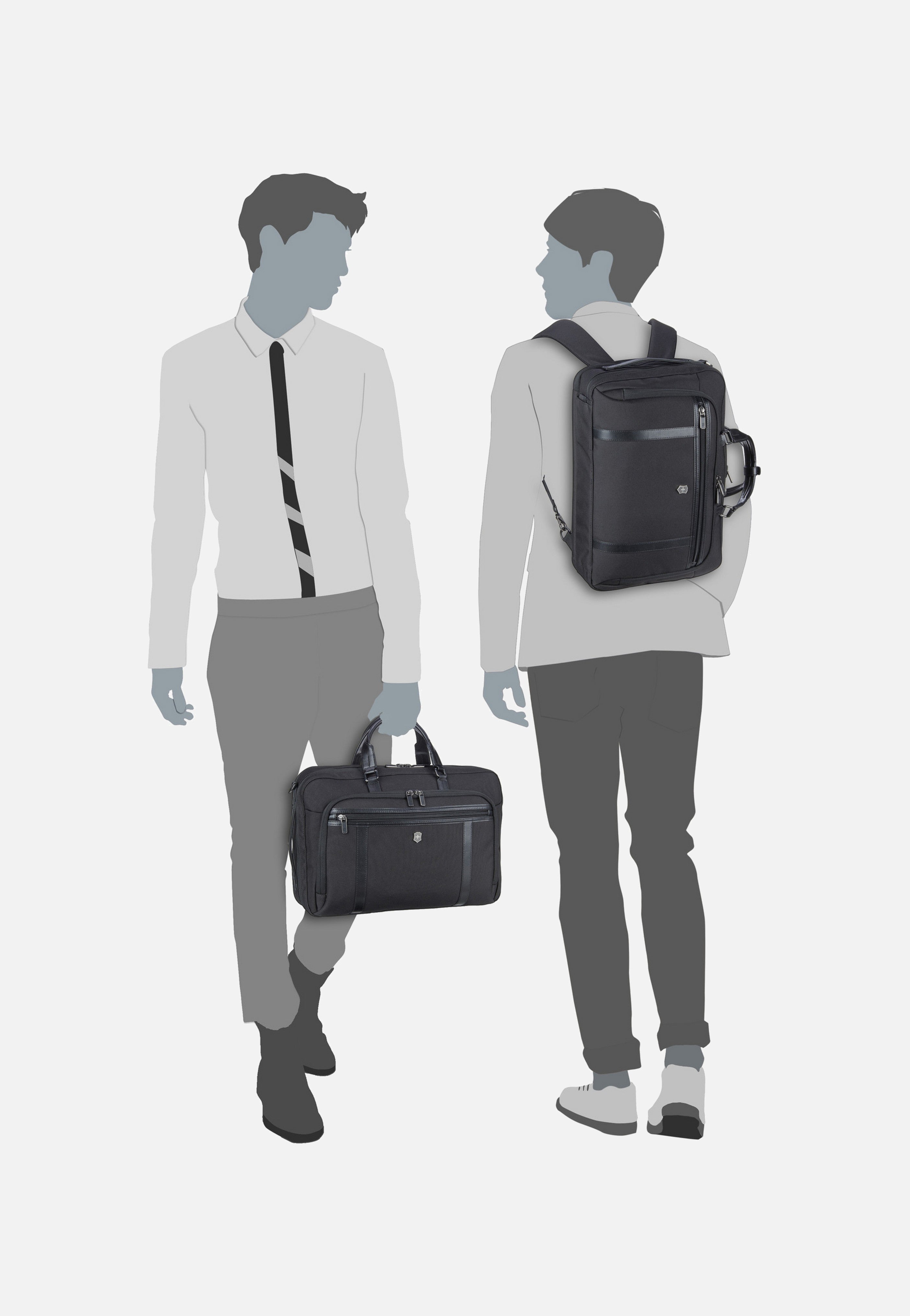 Victorinox Werks Professional Cordura 2-Way Carry Black Rucksack