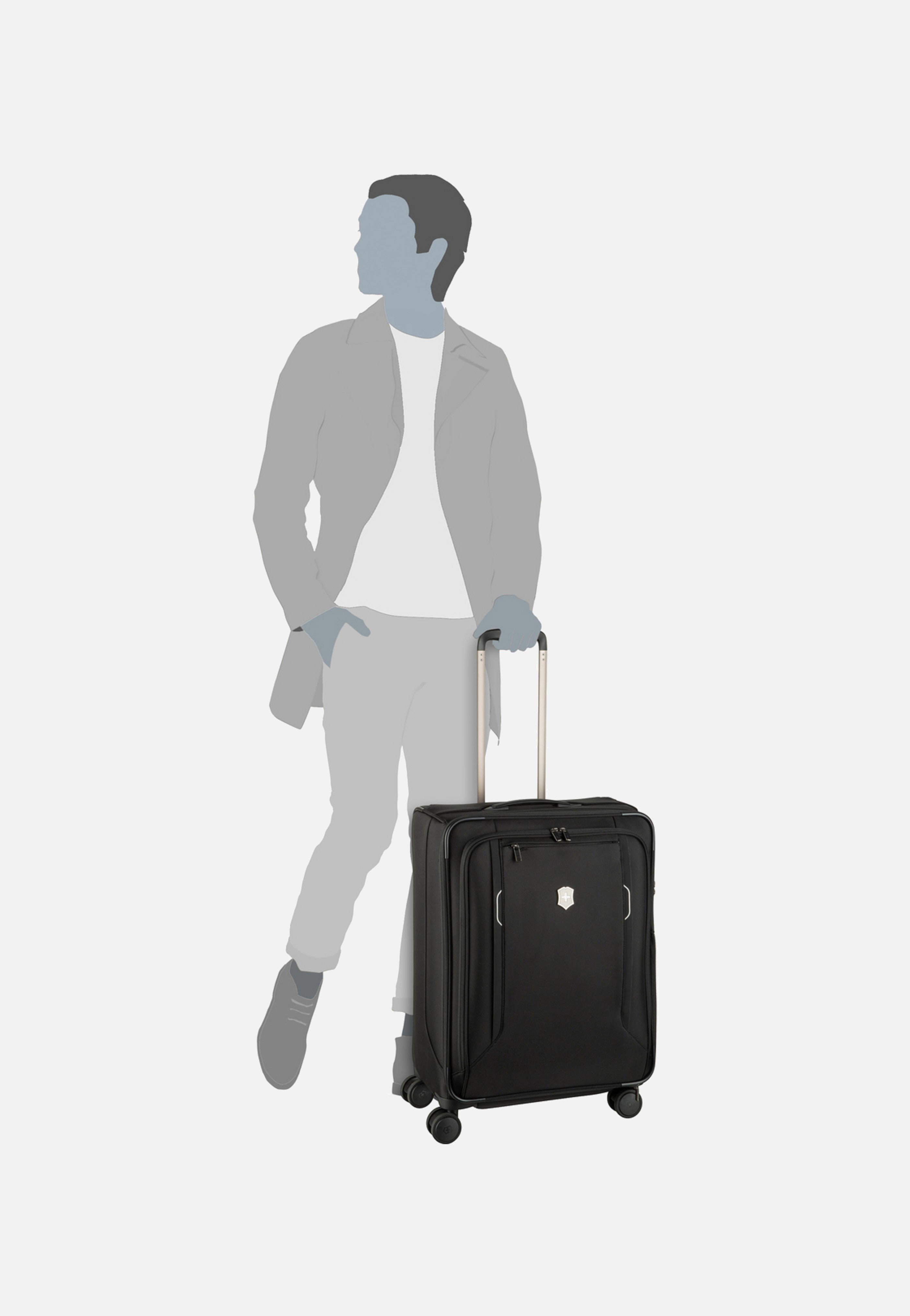Victorinox Werks Traveler 6 Medium Softside Case Black Koffer