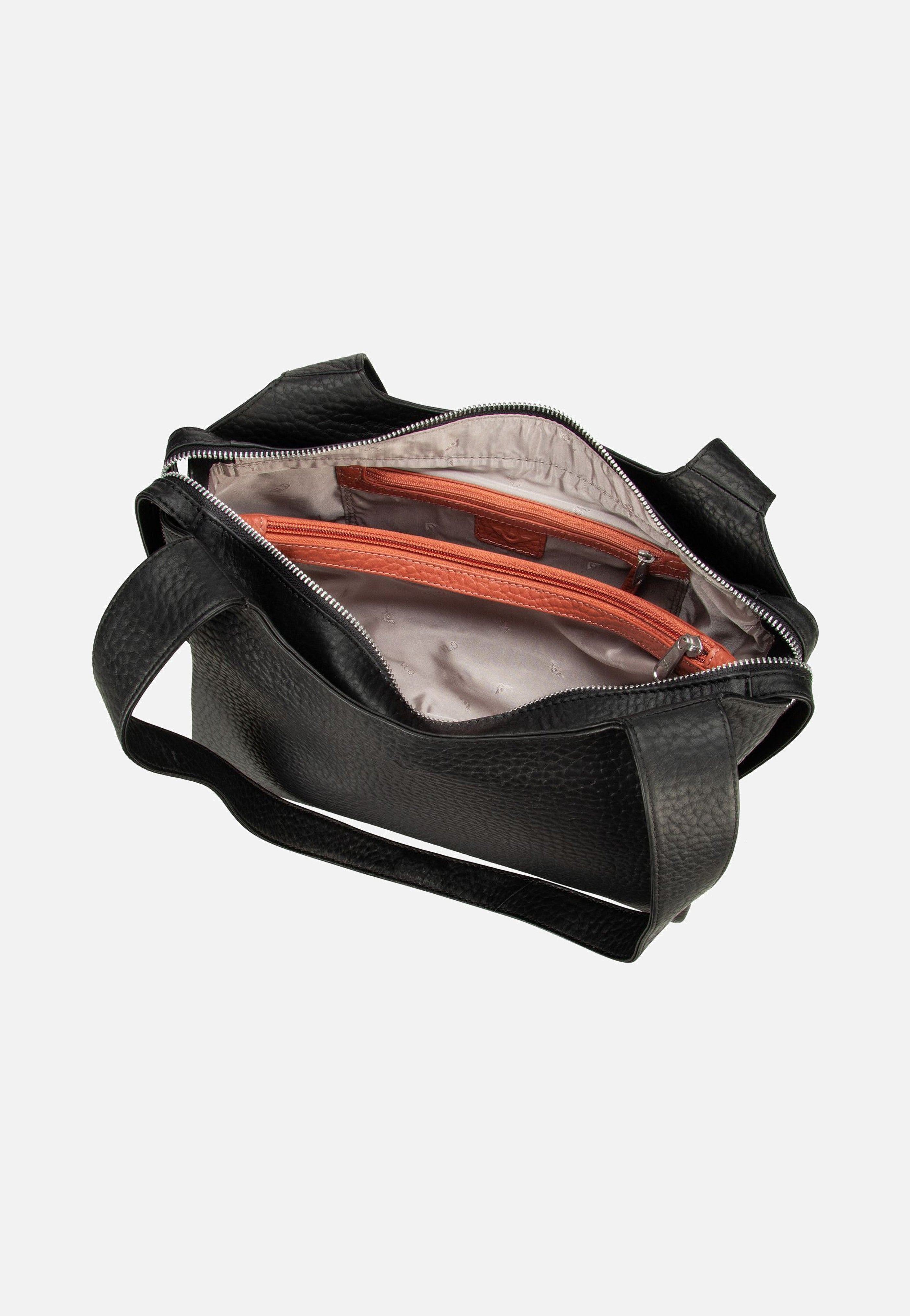 Voi Hirsch Adelina Schwarz Hobo Bag