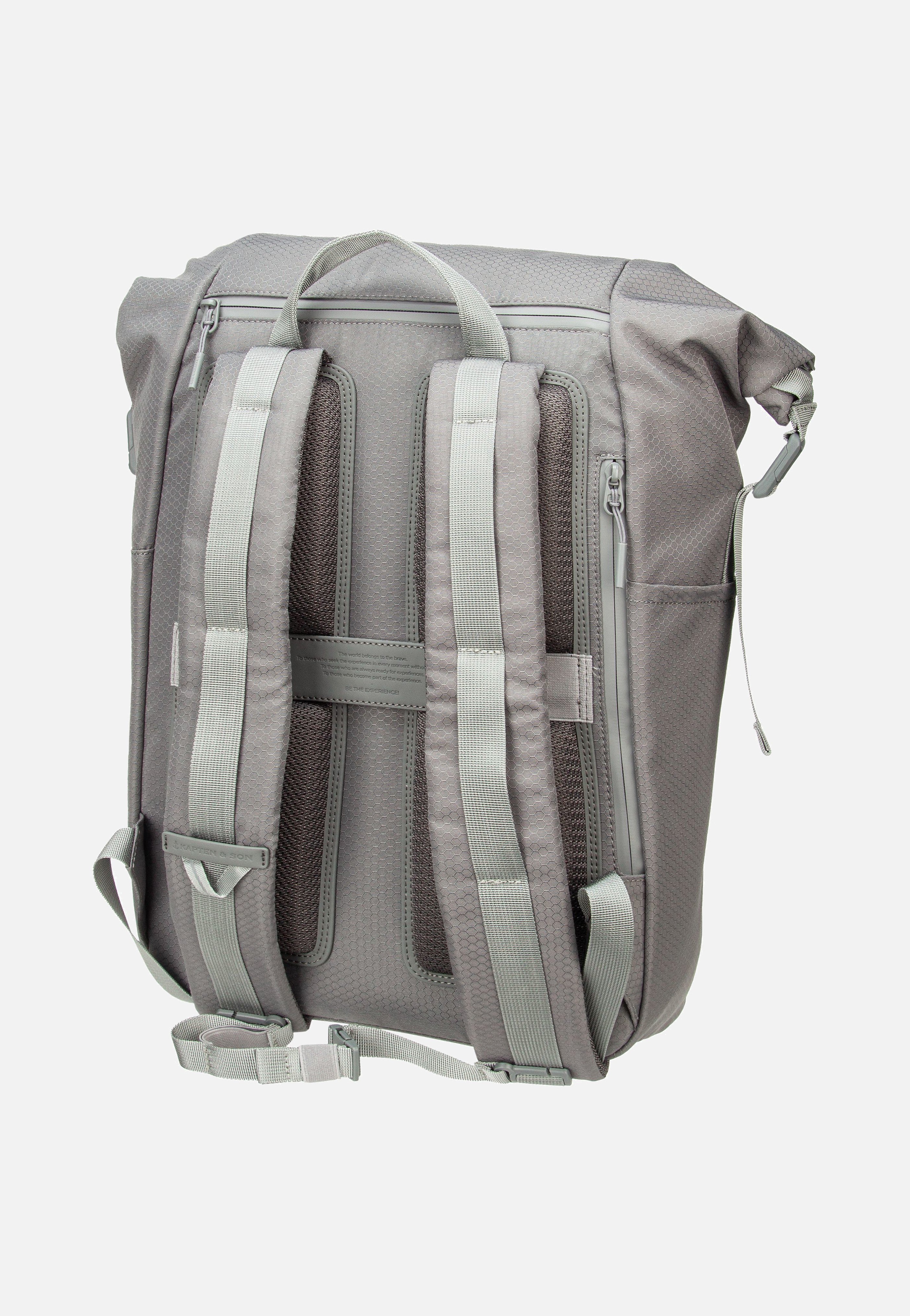 Kapten & Son Yoho Stone Grey Rolltop Rucksack