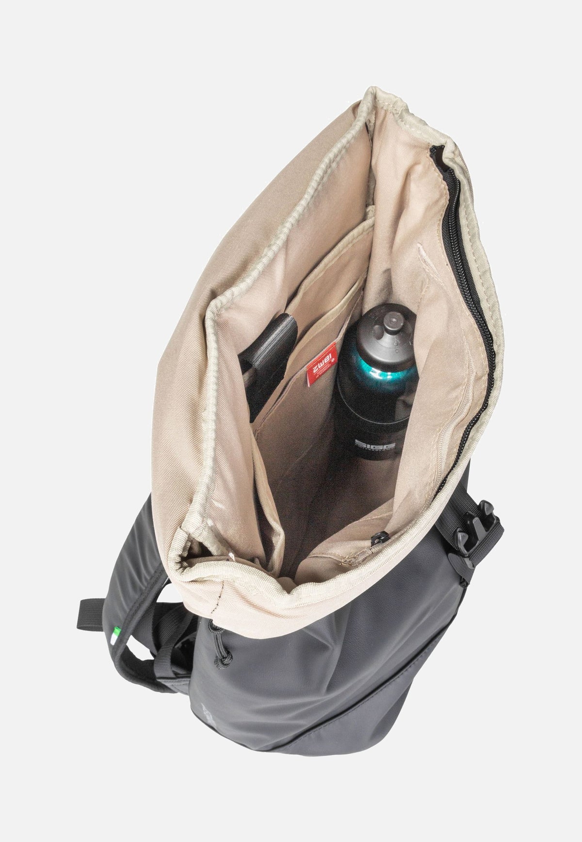 zwei Cargo CAR200 Black Rolltop Rucksack