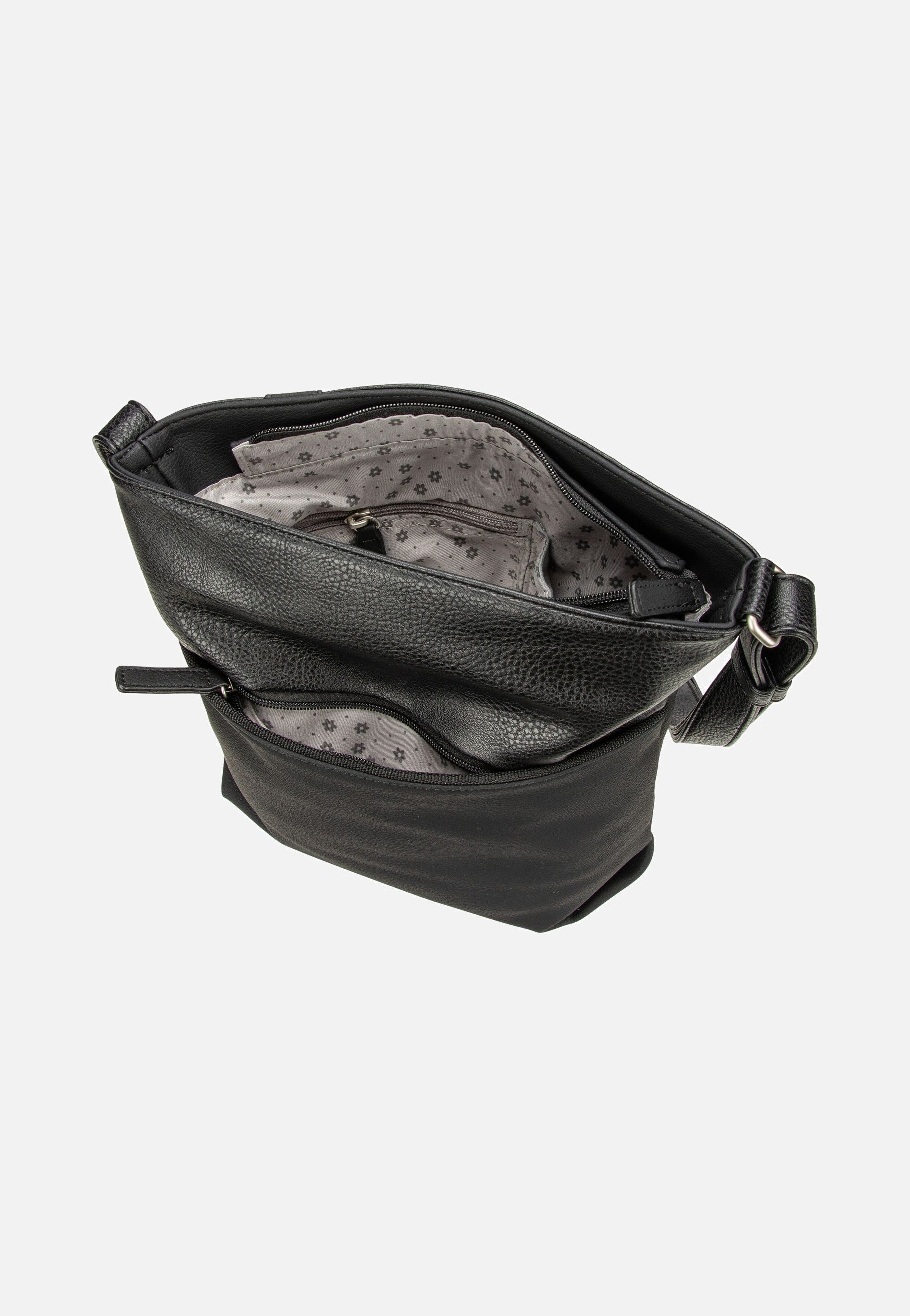 zwei Jana J10 Nubuk/Black Beuteltasche