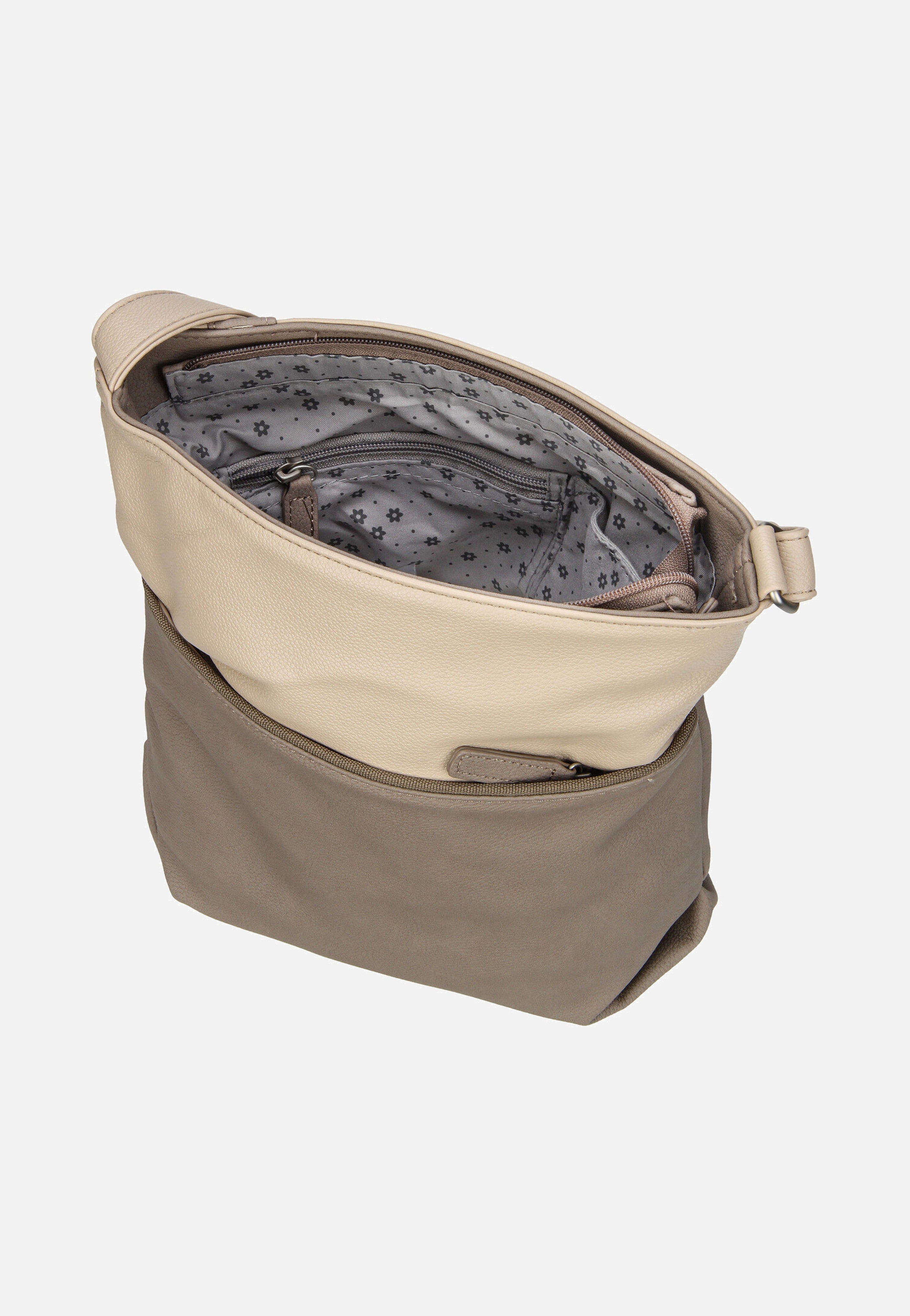 zwei Jana J10 Nubuk/Cappucino Beuteltasche