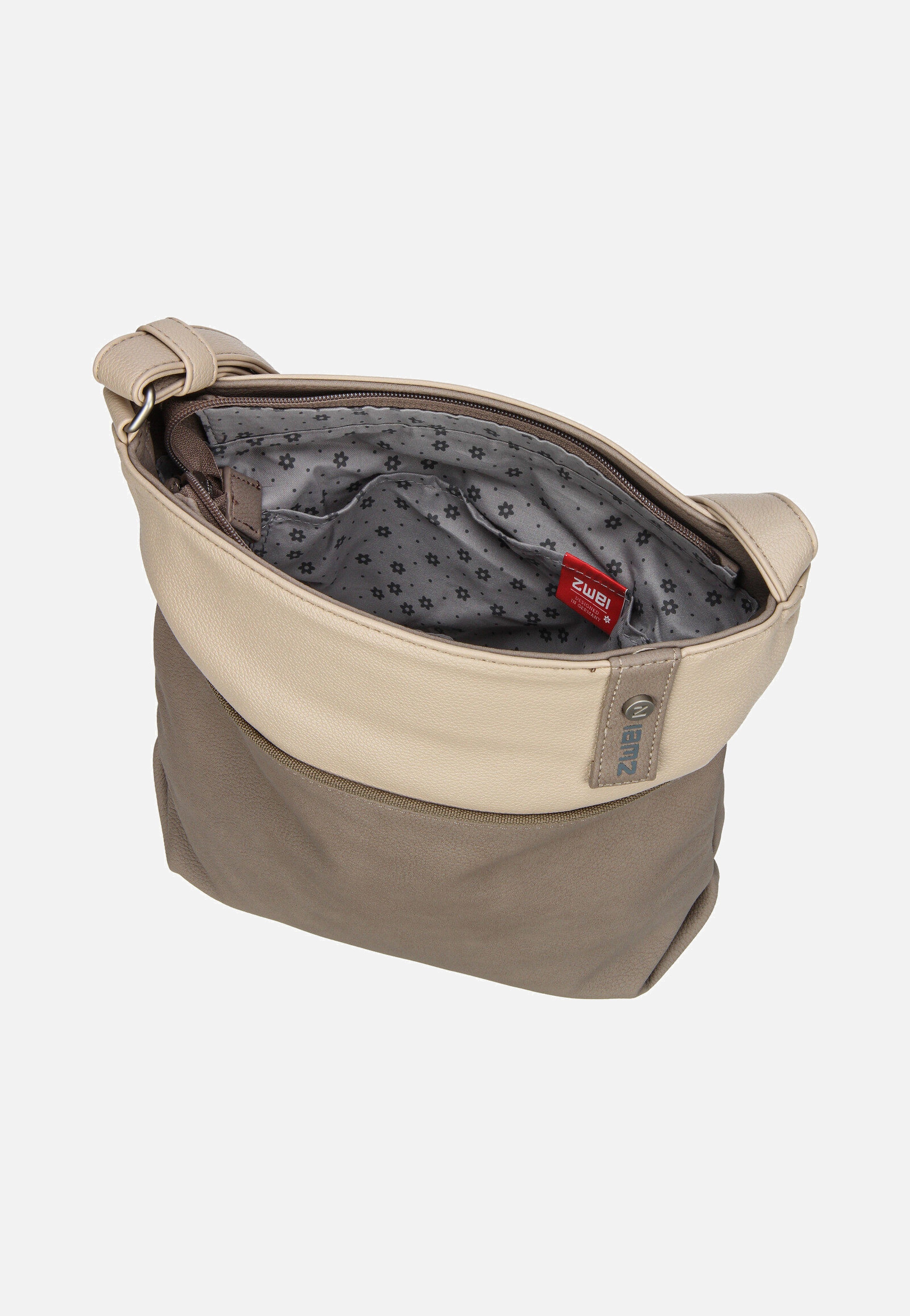 zwei Jana J10 Nubuk/Cappucino Beuteltasche