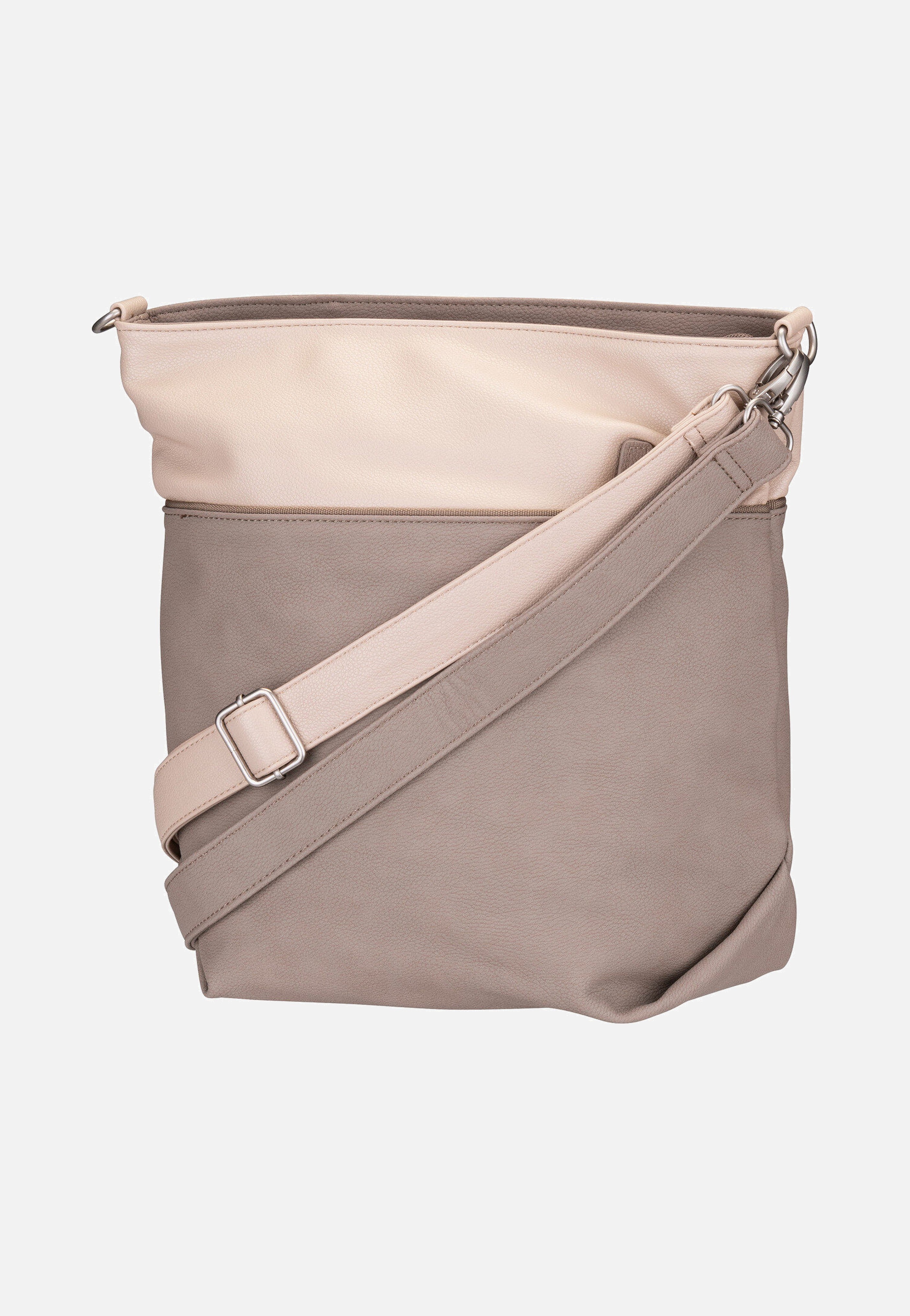 zwei Jana J12 Nubuk/Cappucino Beuteltasche