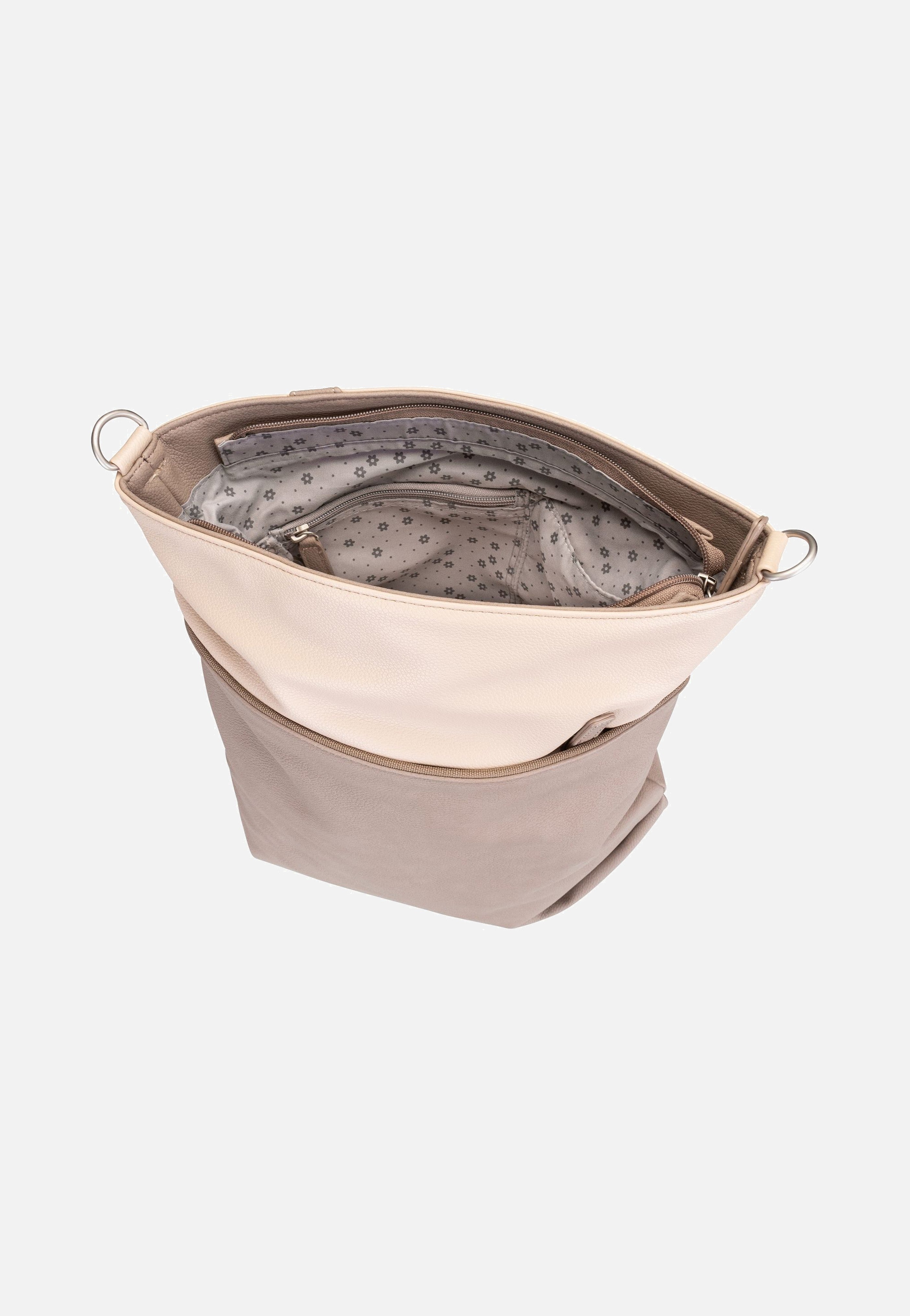 zwei Jana J12 Nubuk/Cappucino Beuteltasche