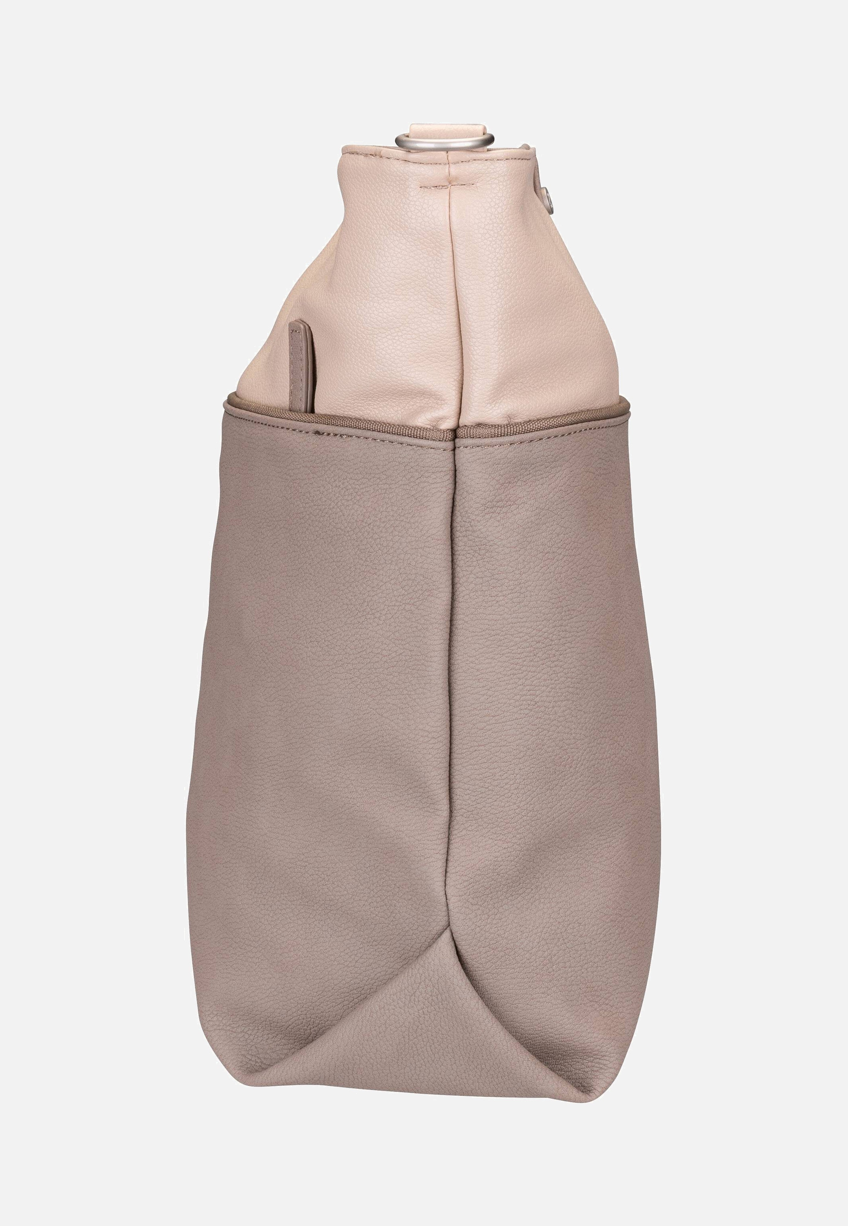 zwei Jana J12 Nubuk/Cappucino Beuteltasche
