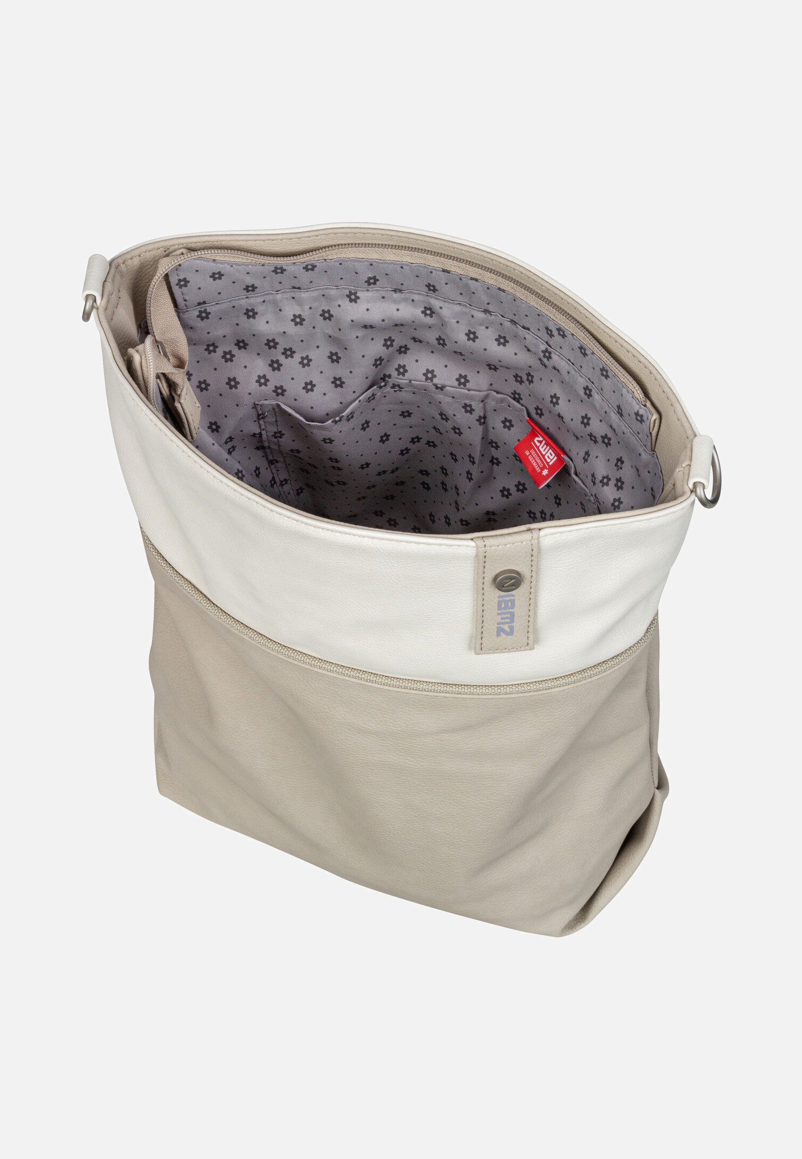 zwei Jana J12 Nubuk/Linen Beuteltasche