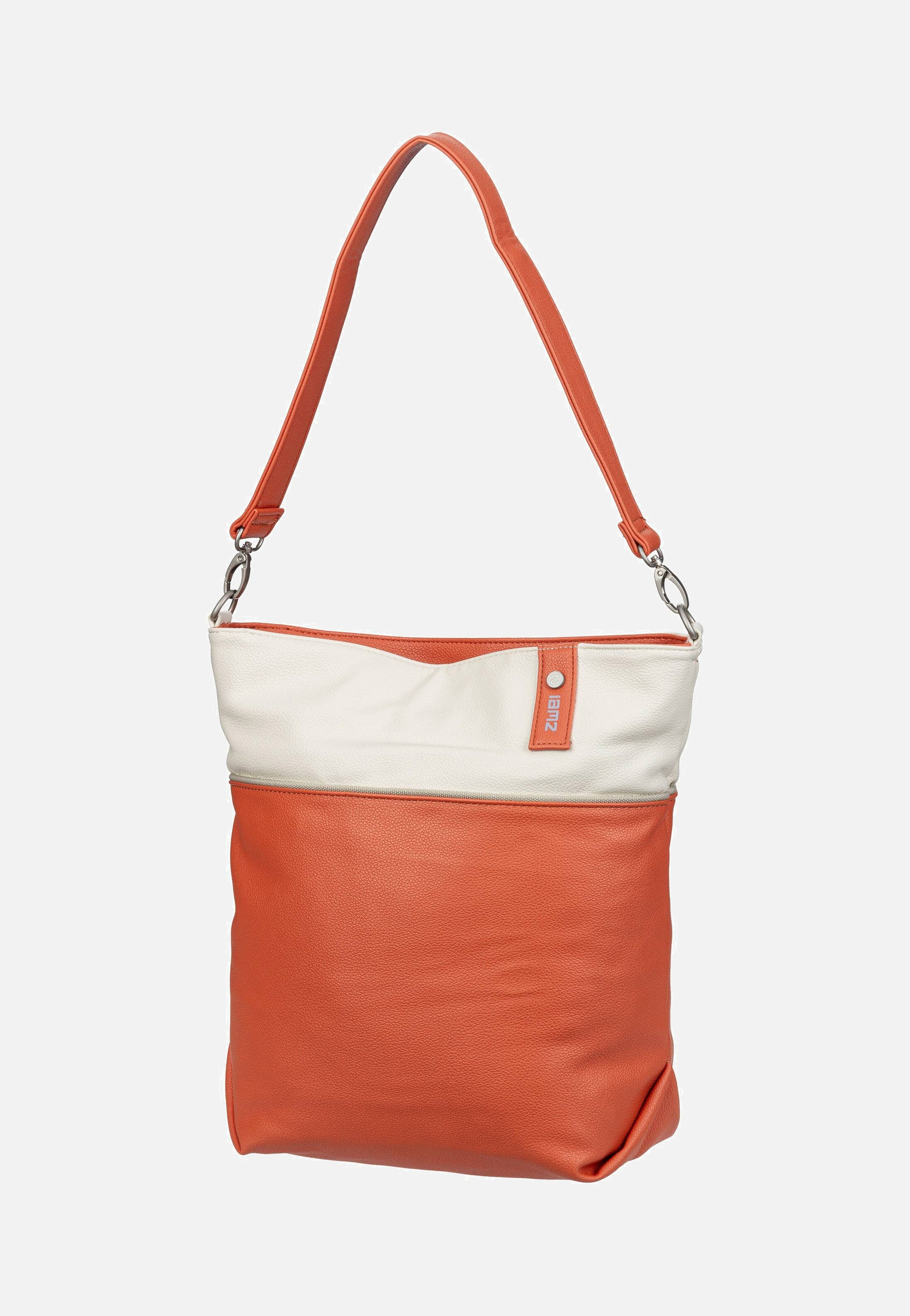 zwei Jana J12 Papaya Beuteltasche