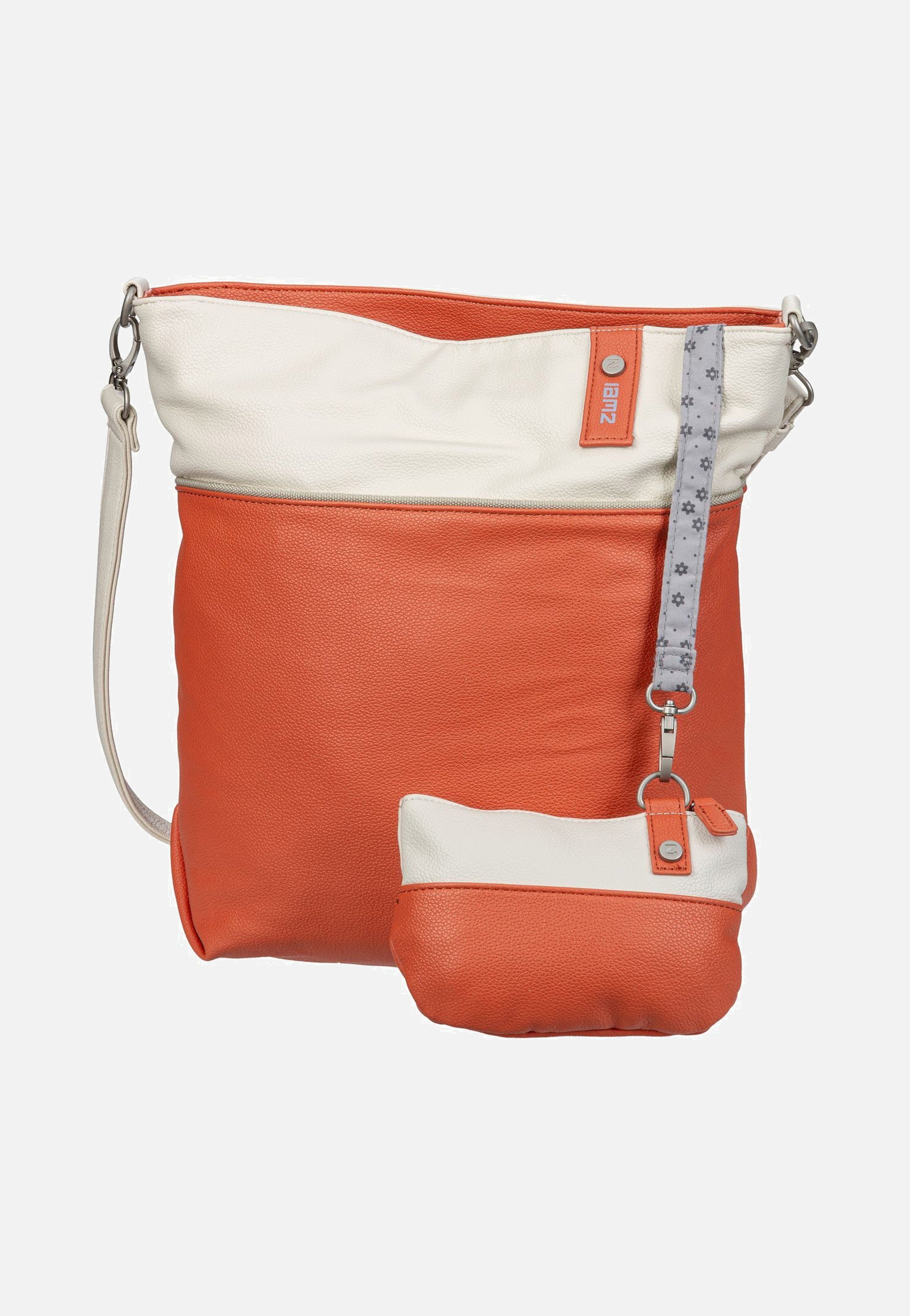 zwei Jana J12 Papaya Beuteltasche