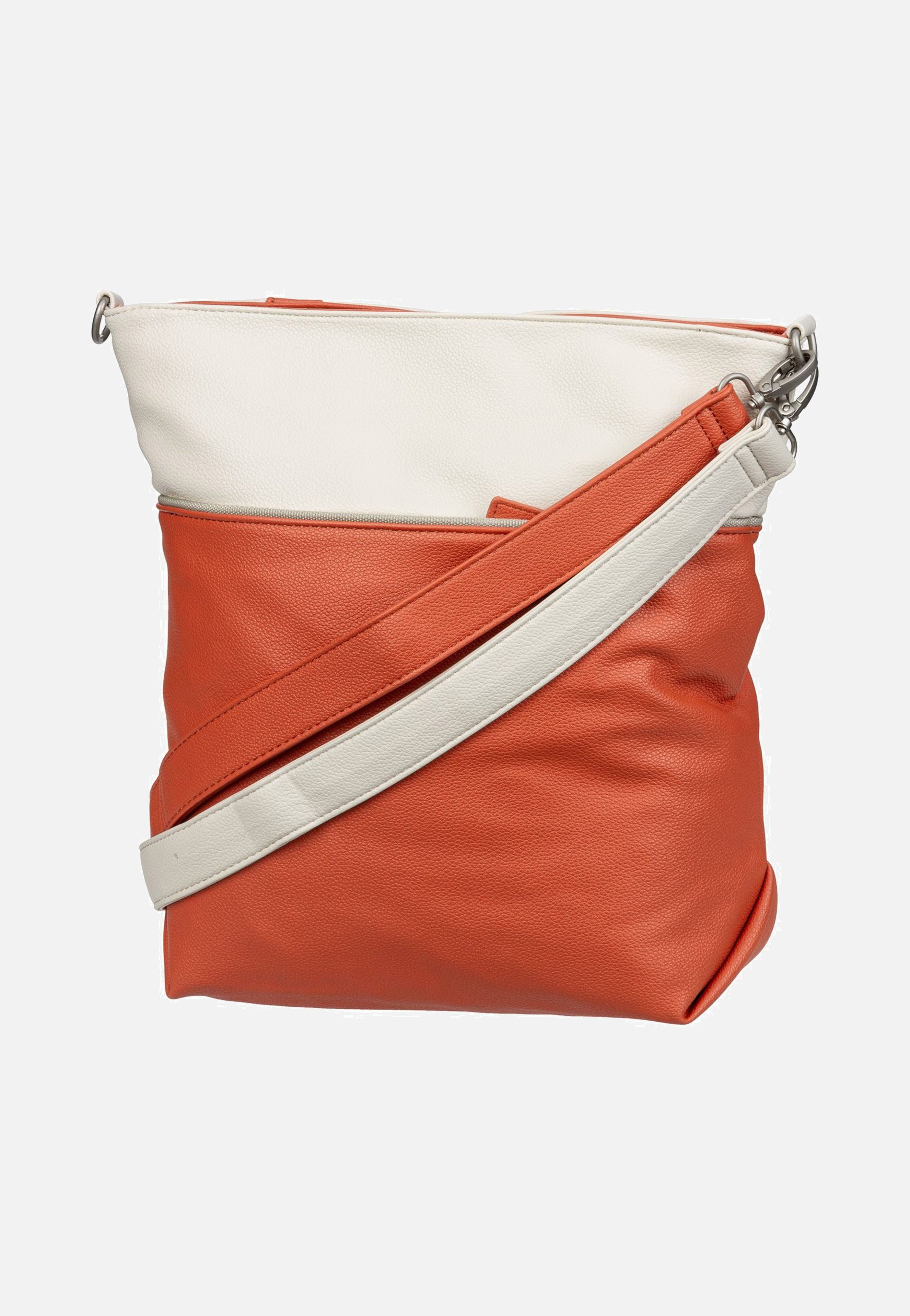 zwei Jana J12 Papaya Beuteltasche