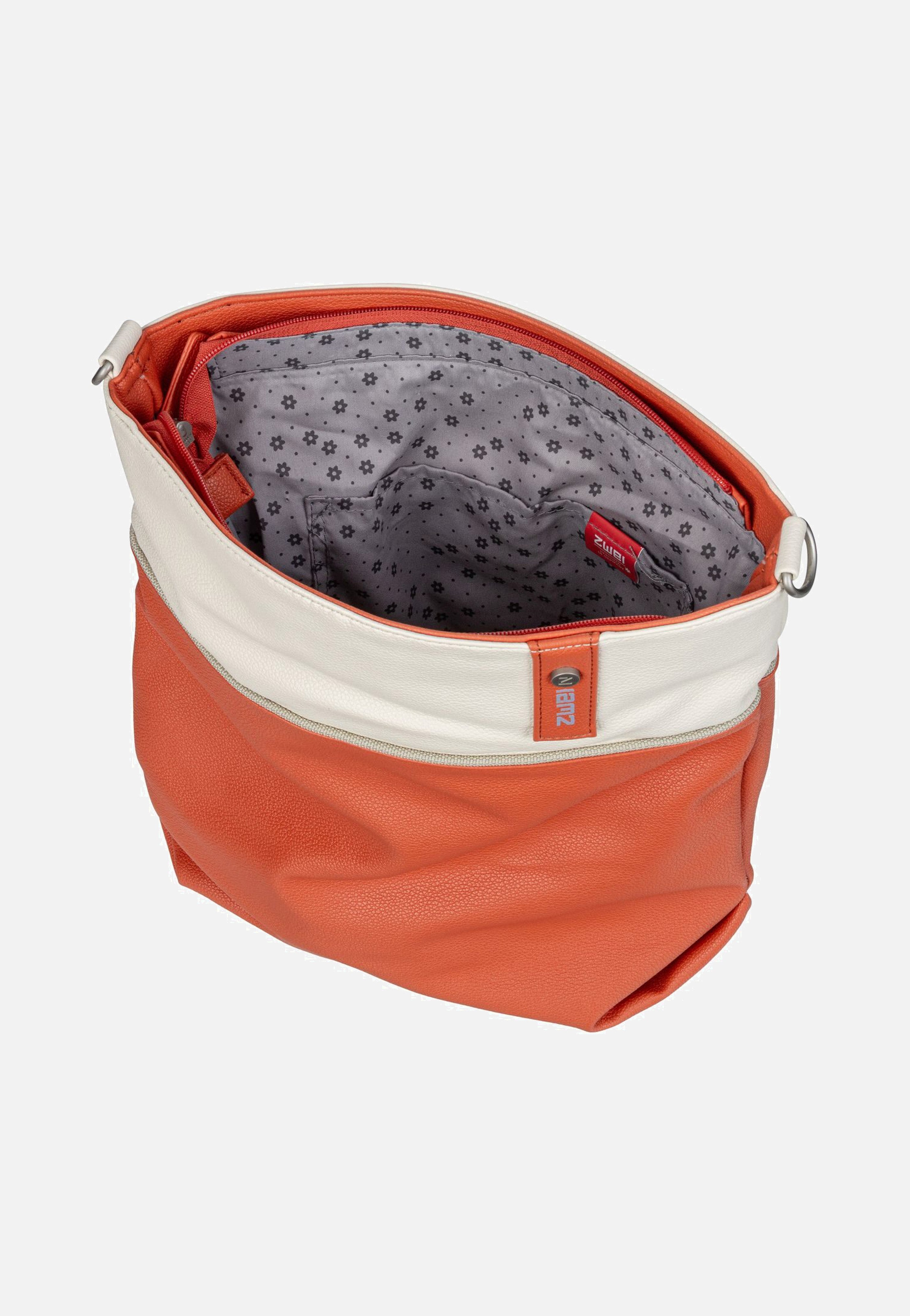 zwei Jana J12 Papaya Beuteltasche