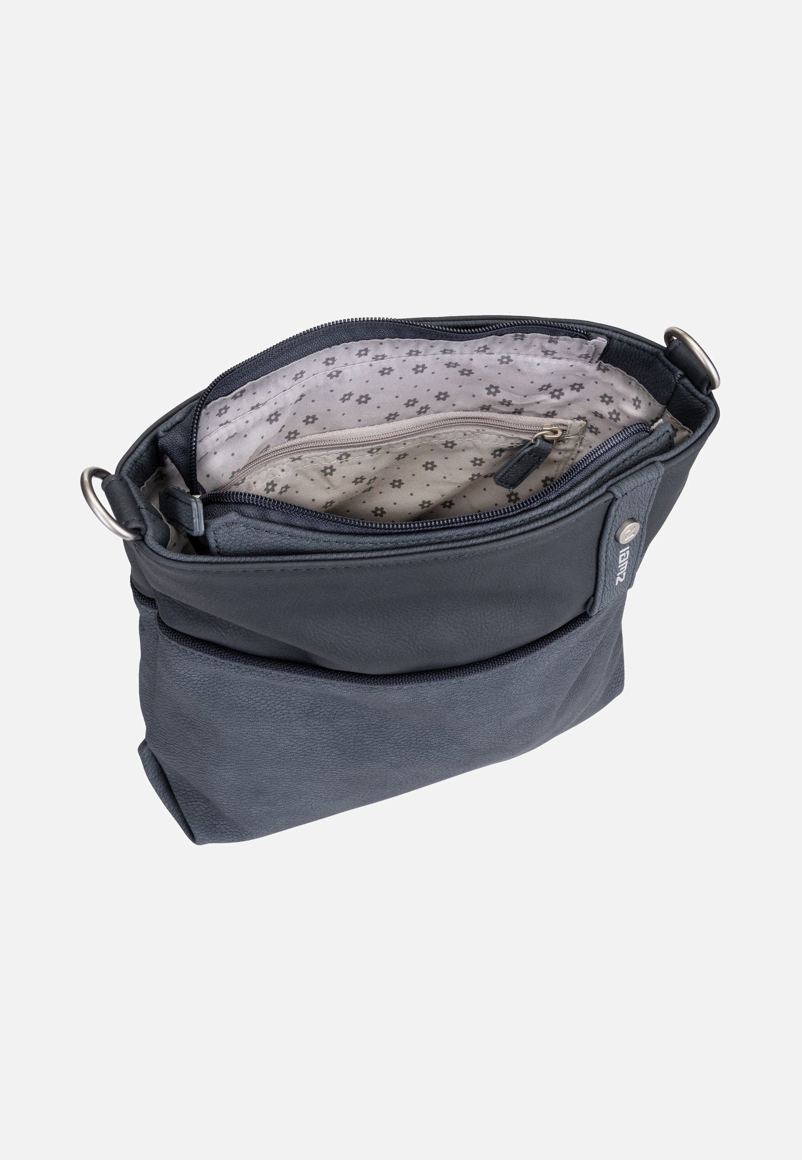 zwei Jana J8 Nubuk/Ink Beuteltasche