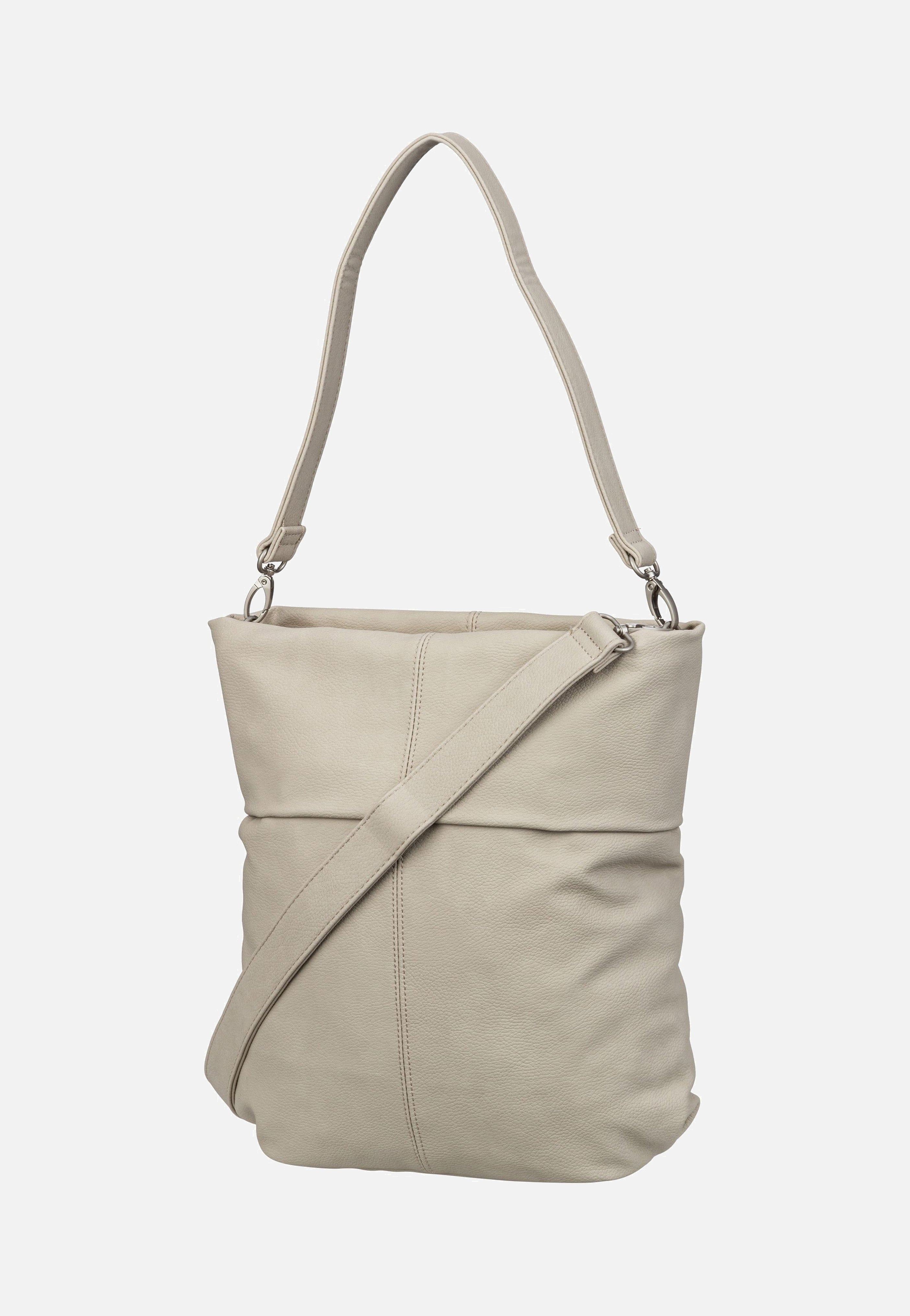 zwei Mademoiselle M12 Nubuk/Linen Hobo Bag