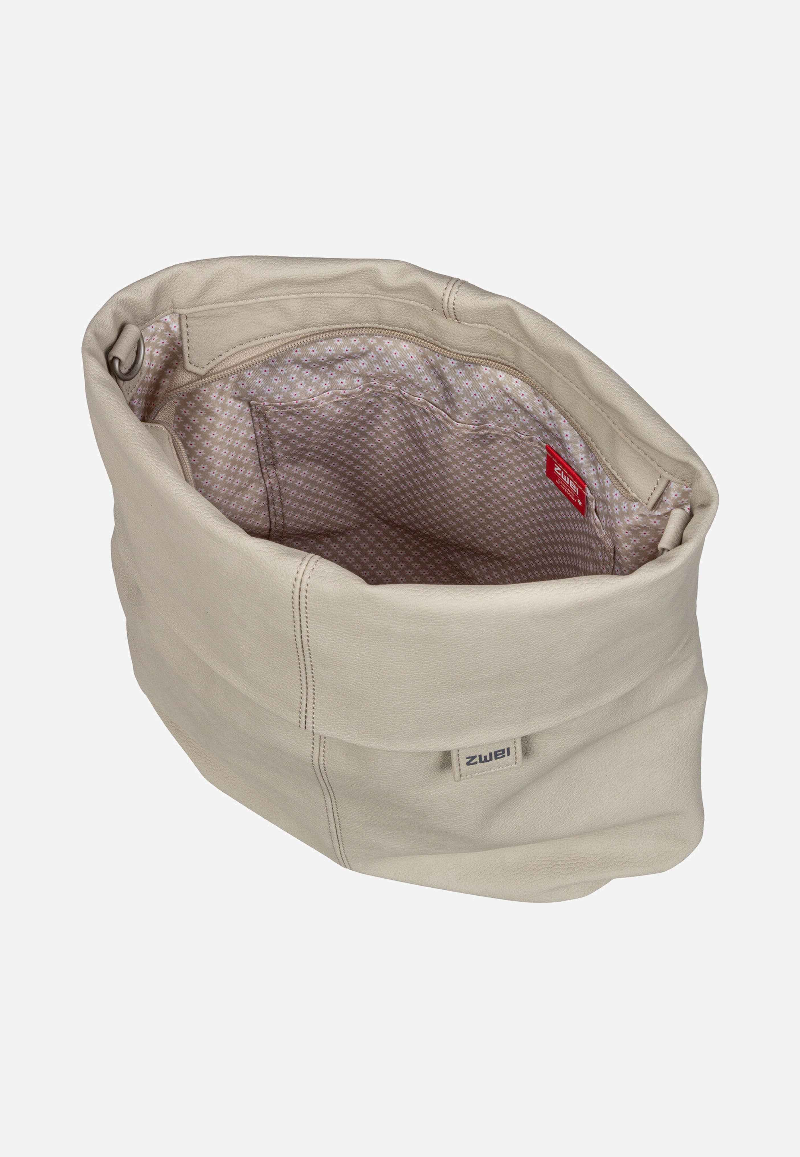 zwei Mademoiselle M12 Nubuk/Linen Hobo Bag