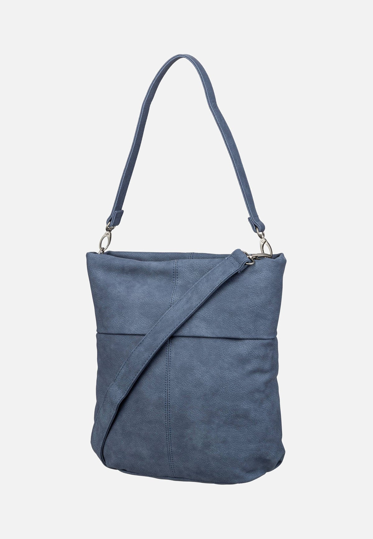 zwei Mademoiselle M12 Nubuk/Sky Hobo Bag