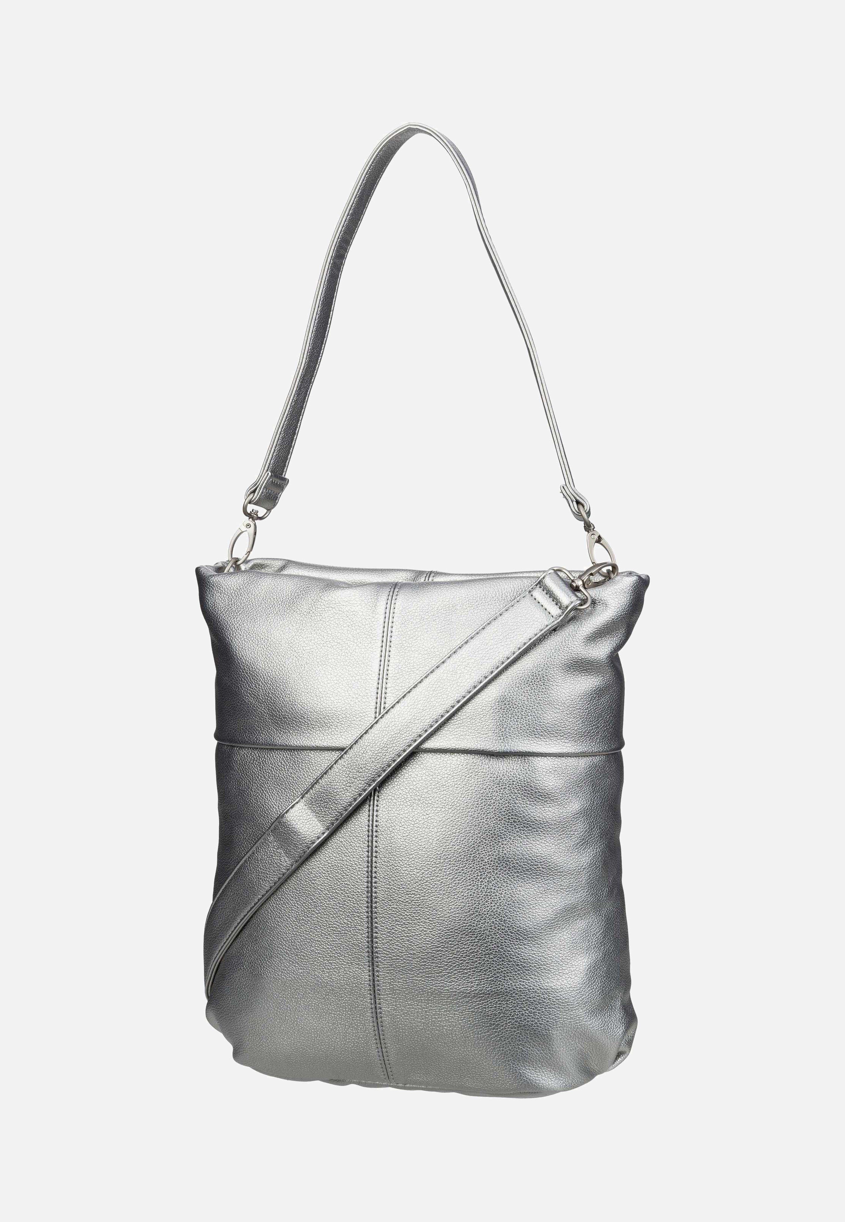 zwei Mademoiselle M12 Silver Hobo Bag