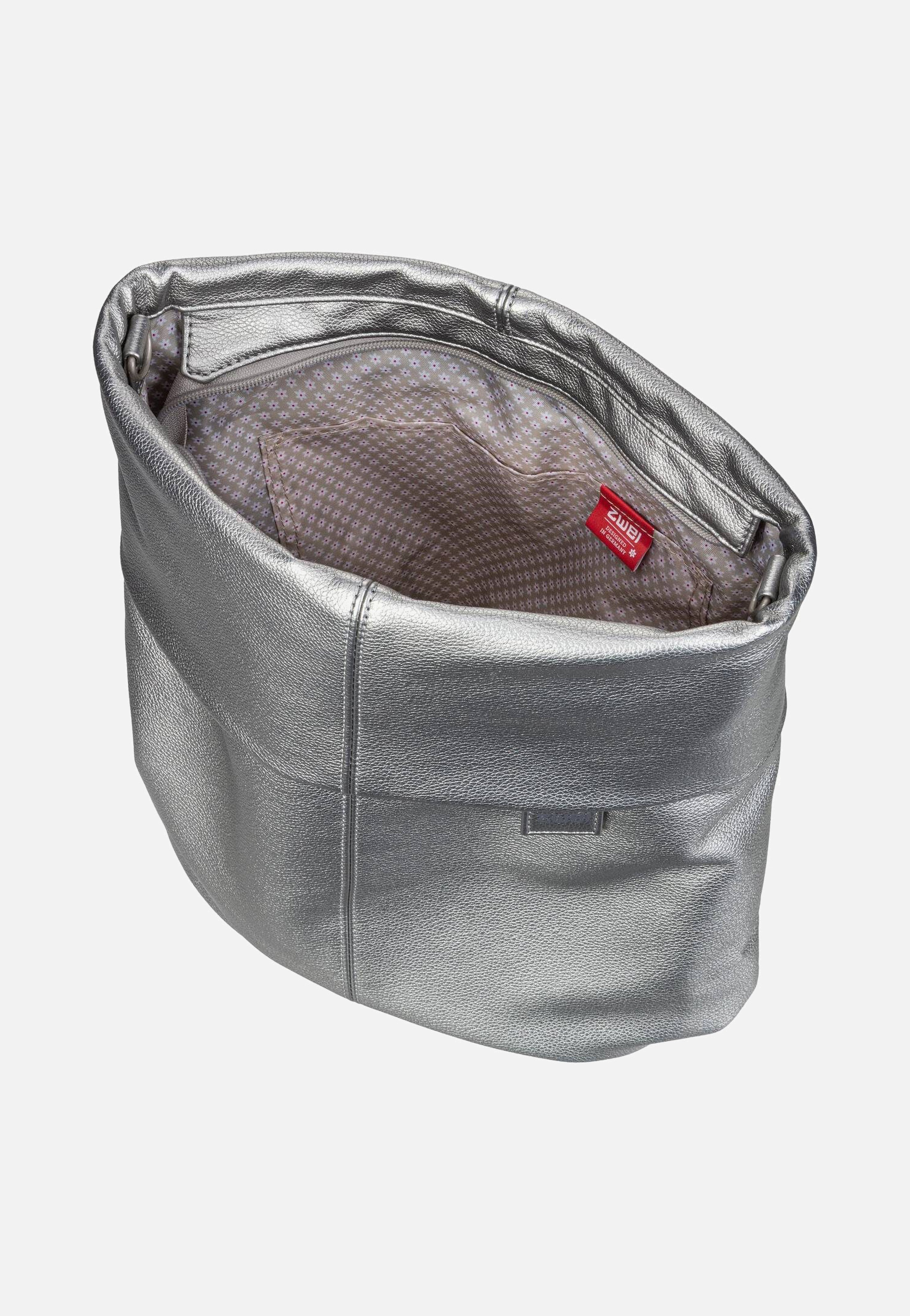 zwei Mademoiselle M12 Silver Hobo Bag