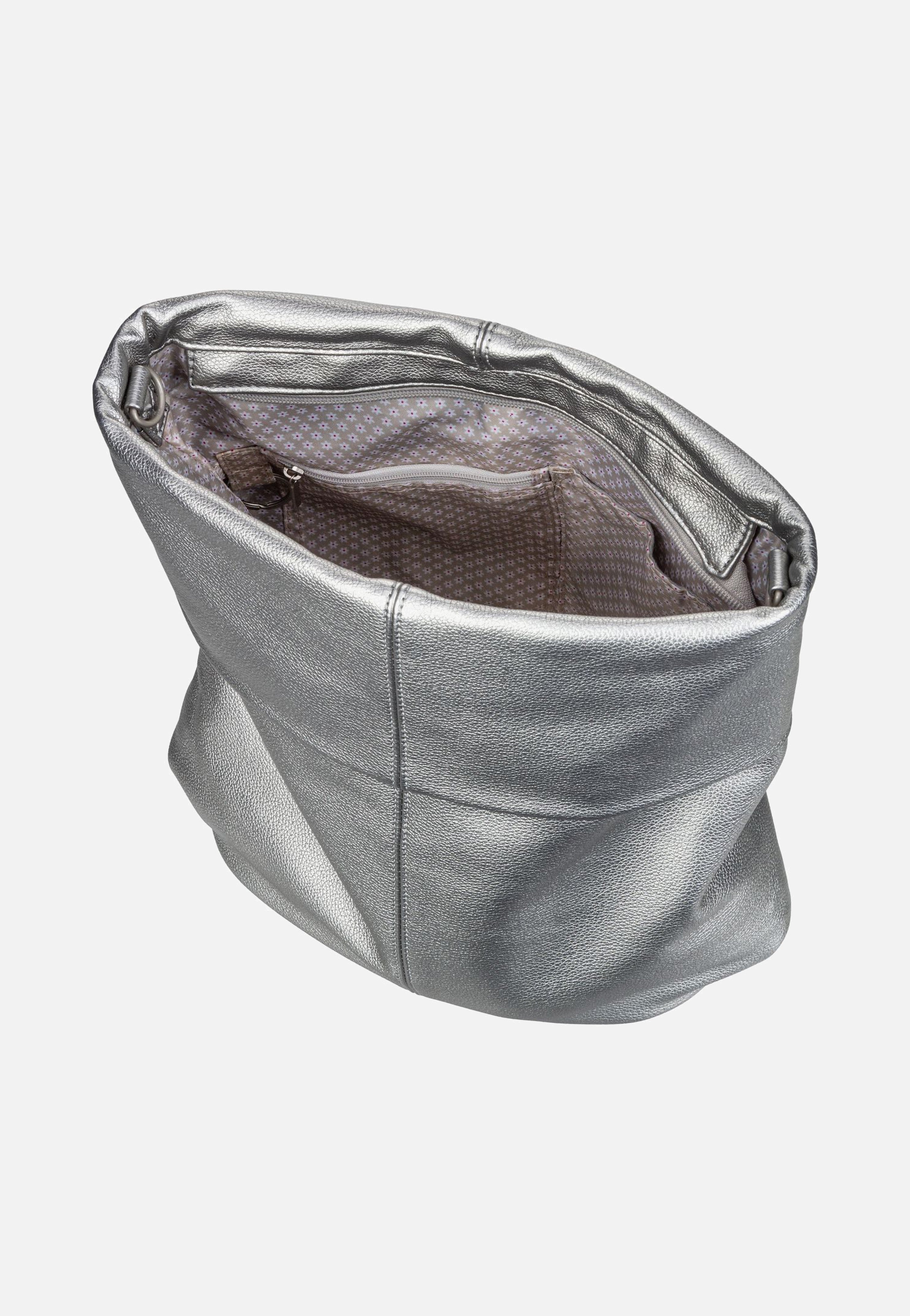 zwei Mademoiselle M12 Silver Hobo Bag