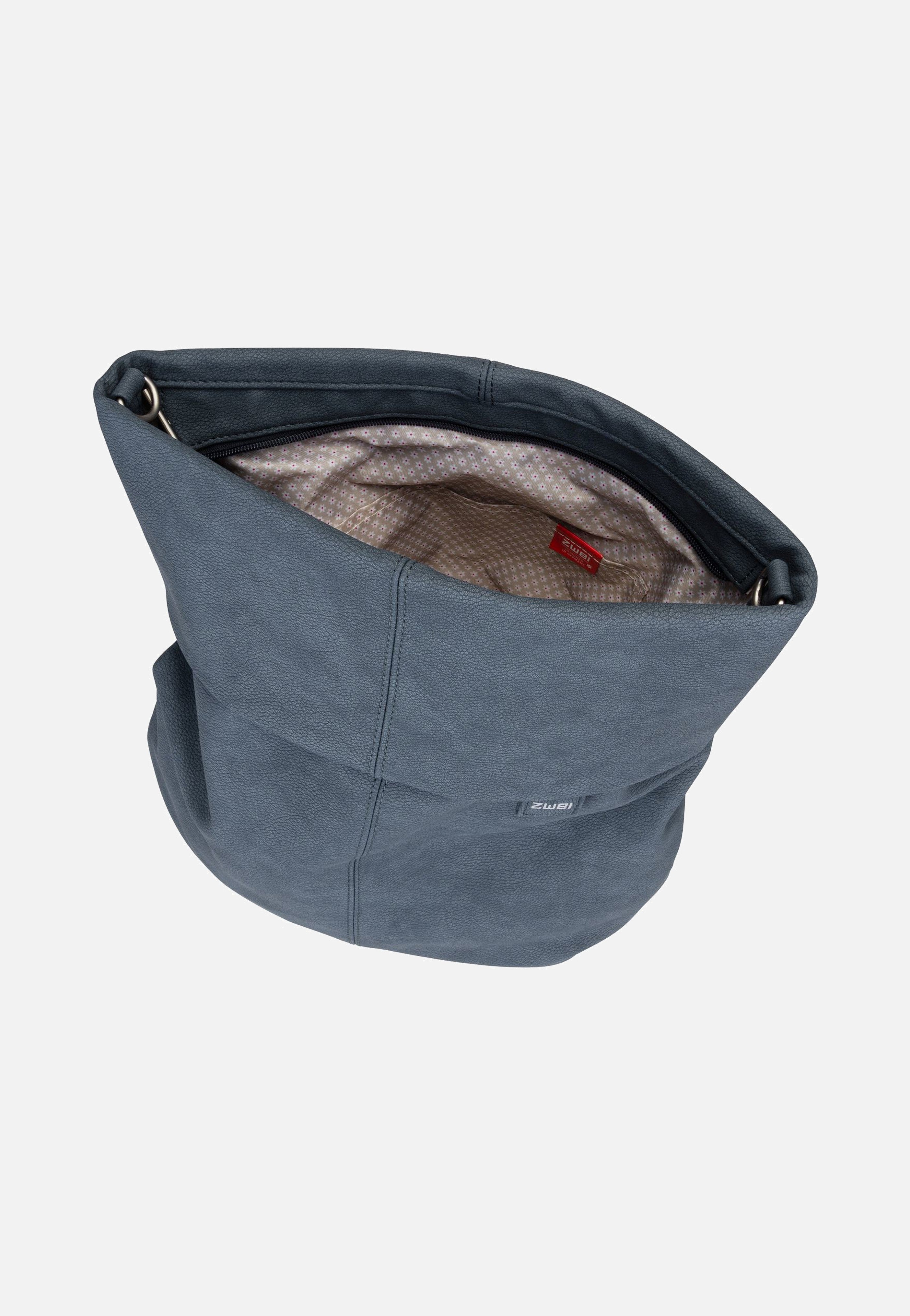 zwei Mademoiselle M140 Nubuk/Blue Hobo Bag