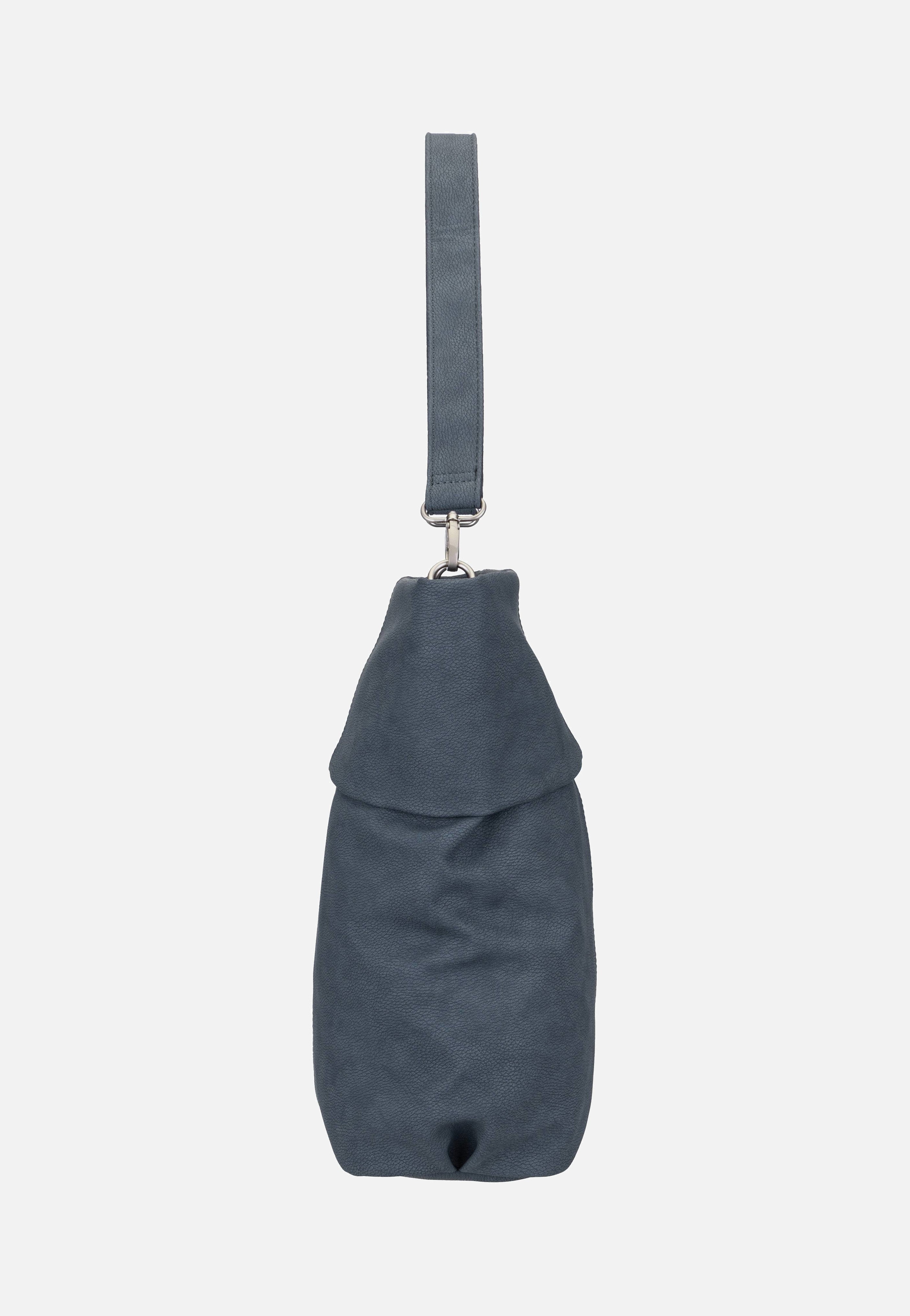 zwei Mademoiselle M140 Nubuk/Blue Hobo Bag