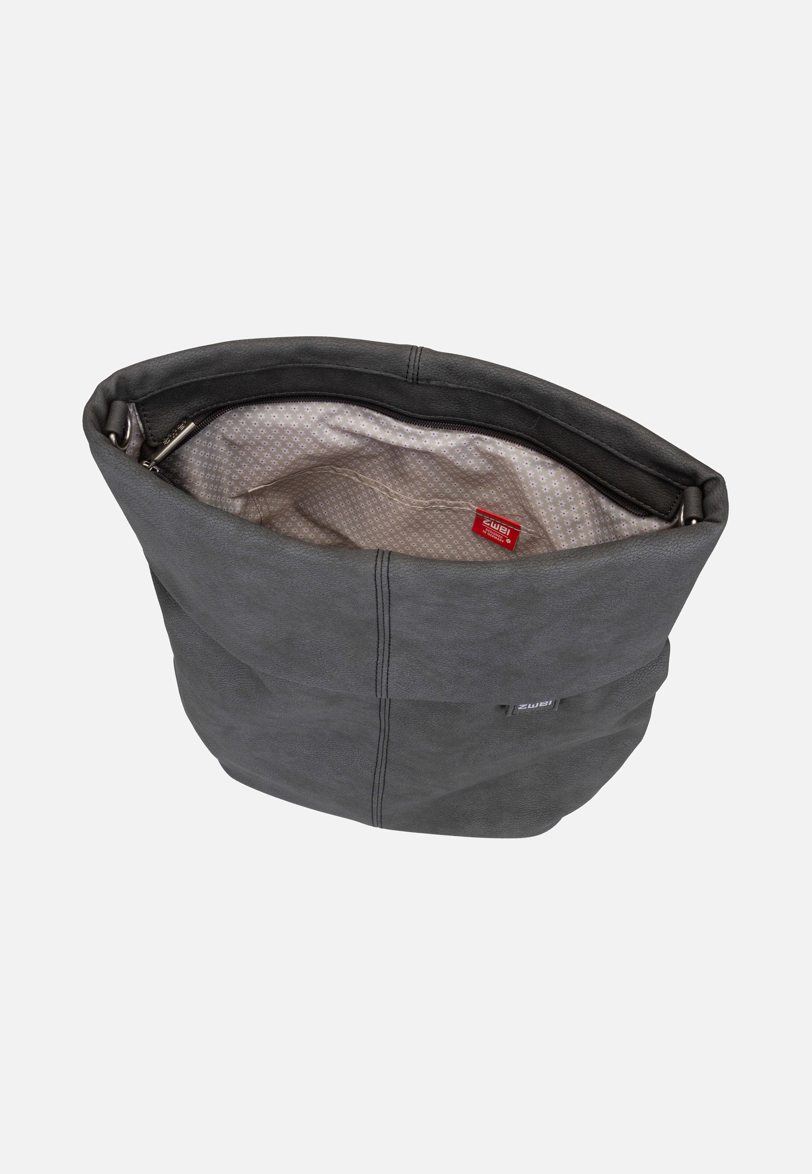 zwei Mademoiselle M140 Nubuk/Stone Hobo Bag