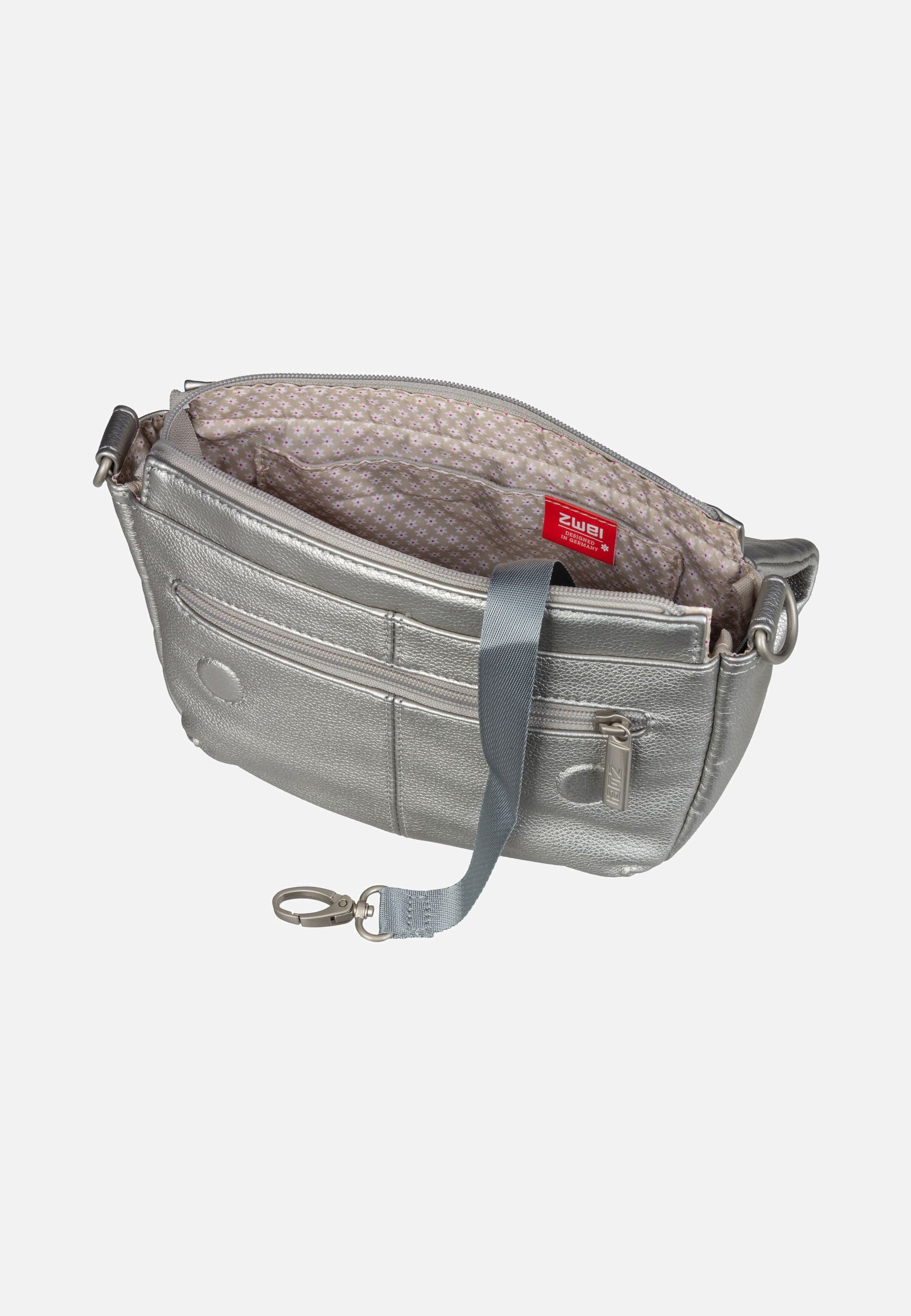 zwei Mademoiselle M40 Silver Umhängetasche