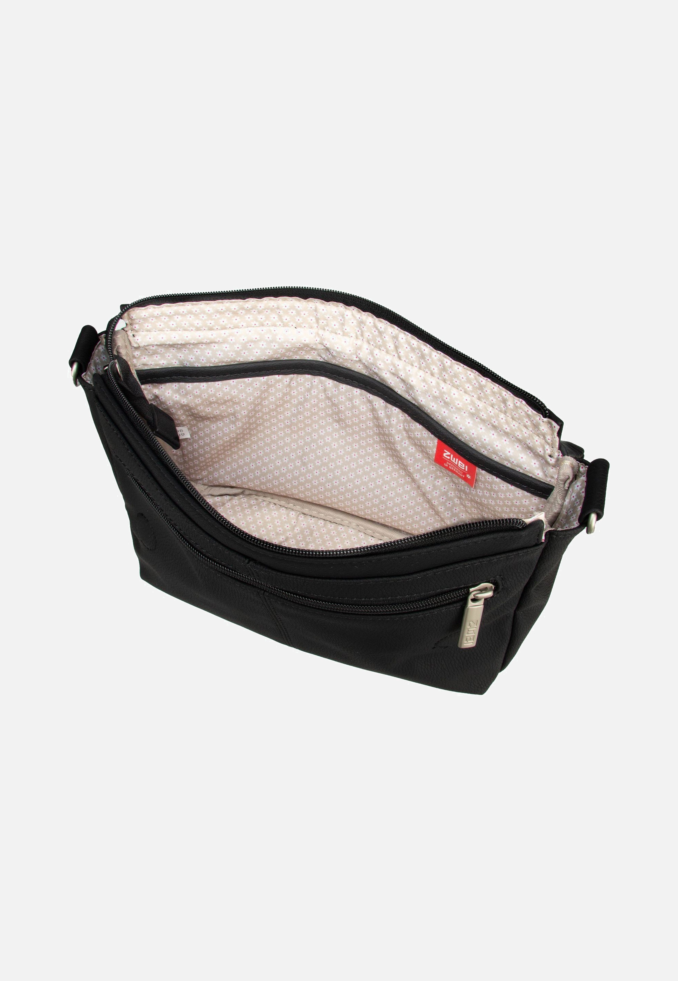 zwei Mademoiselle M60 Nubuk/Black Messenger Bag