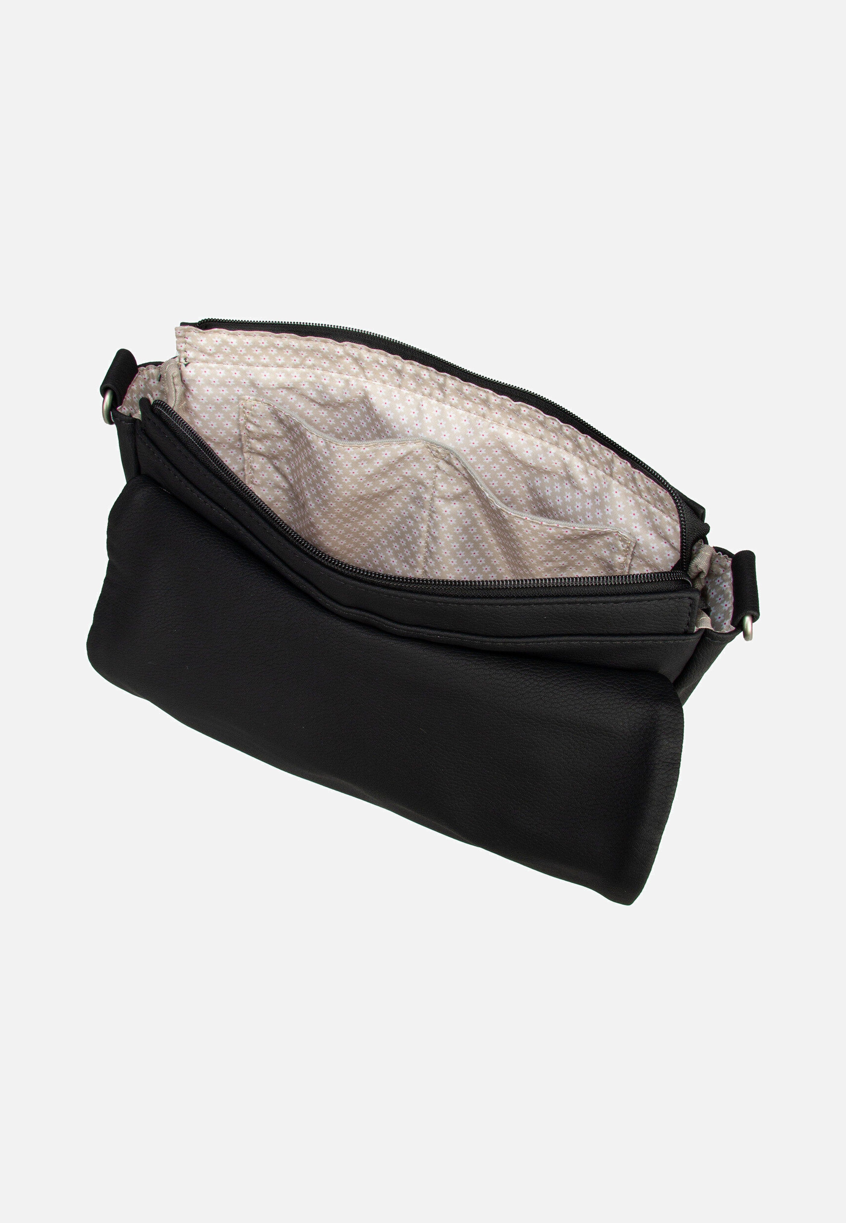 zwei Mademoiselle M60 Nubuk/Black Messenger Bag