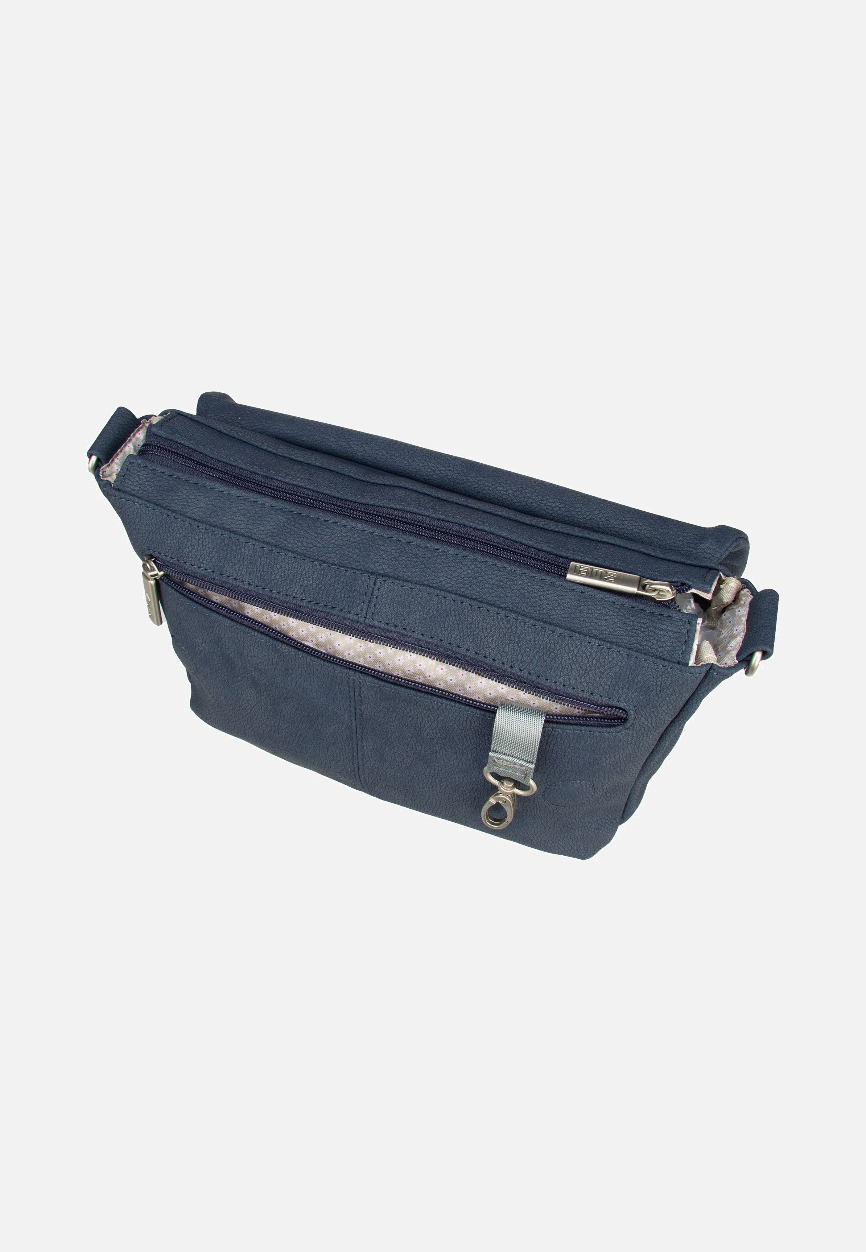 zwei Mademoiselle M60 Nubuk/Blue Messenger Bag
