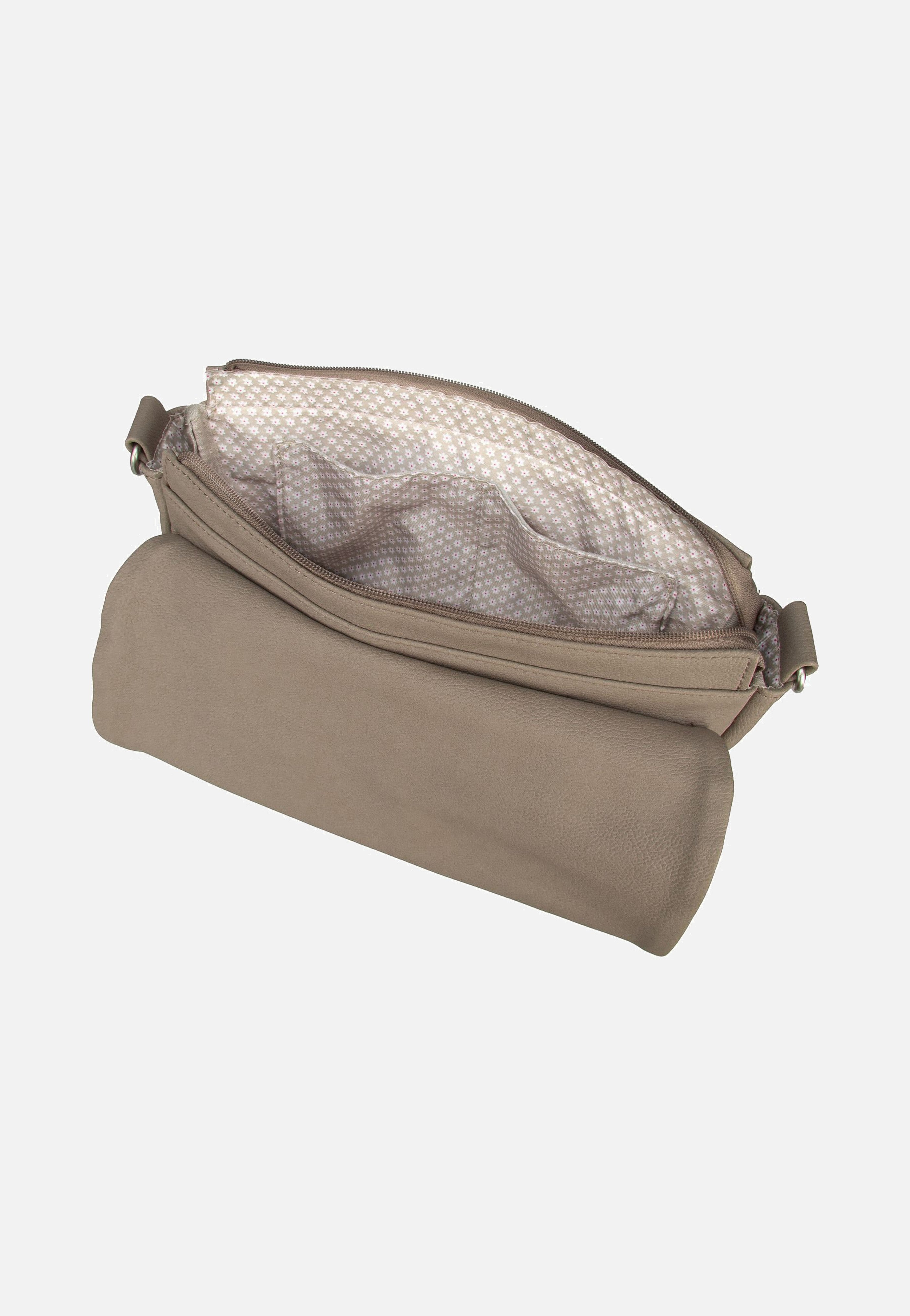 zwei Mademoiselle M60 Nubuk/Cappucino Messenger Bag