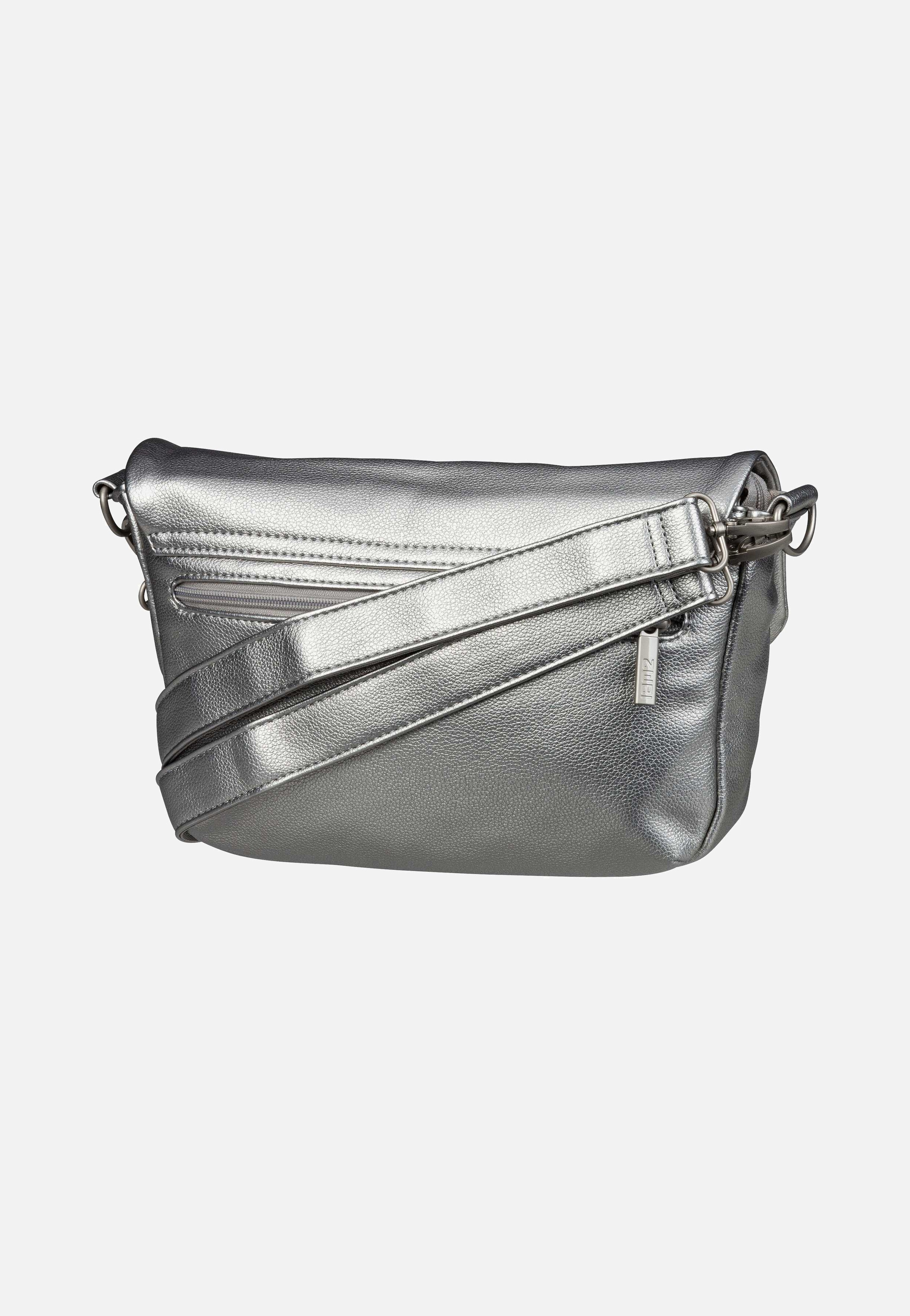 zwei Mademoiselle M60 Silver Messenger Bag
