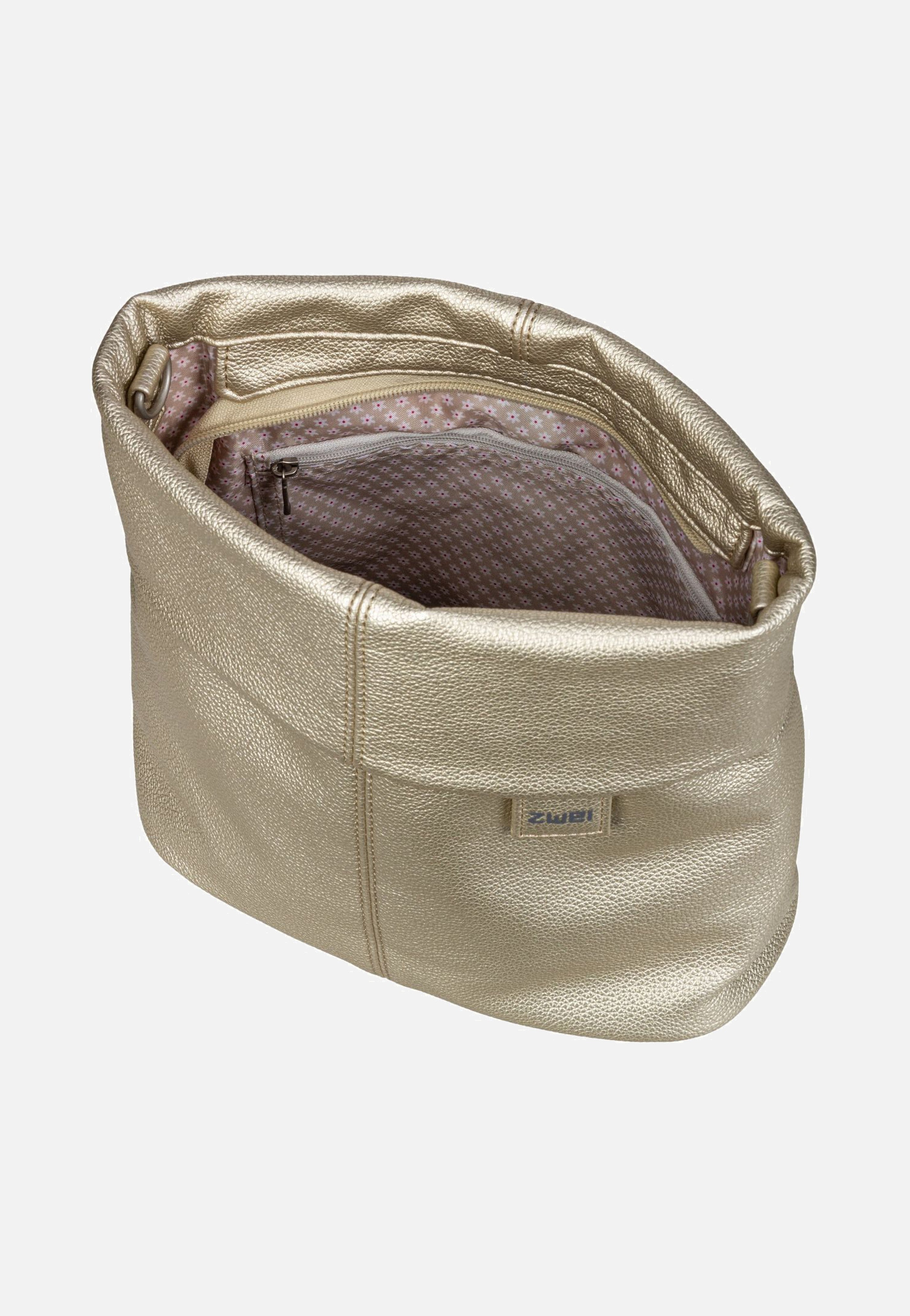 zwei Mademoiselle M8 Gold Beuteltasche
