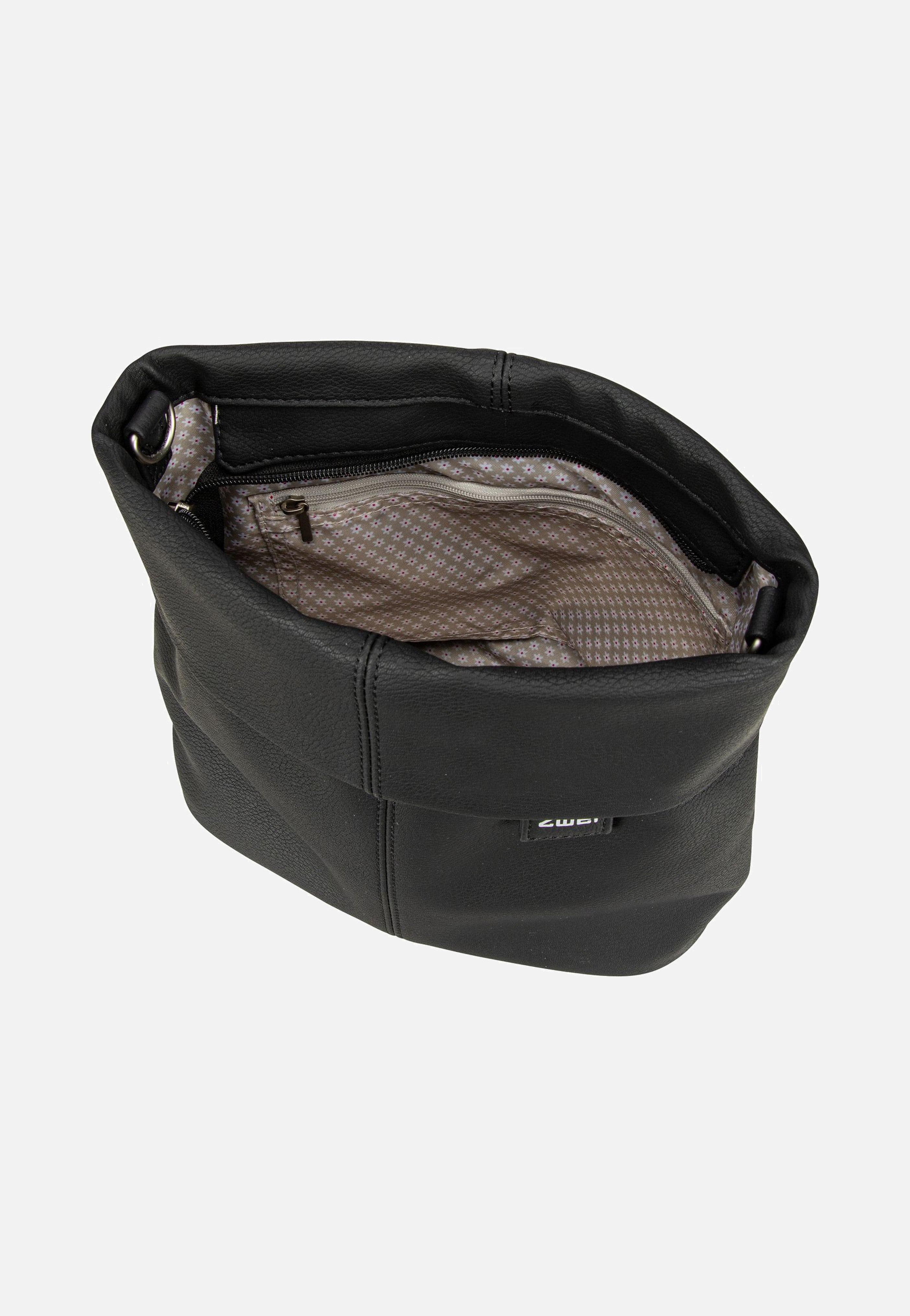 zwei Mademoiselle M8 Nubuk/Black Beuteltasche