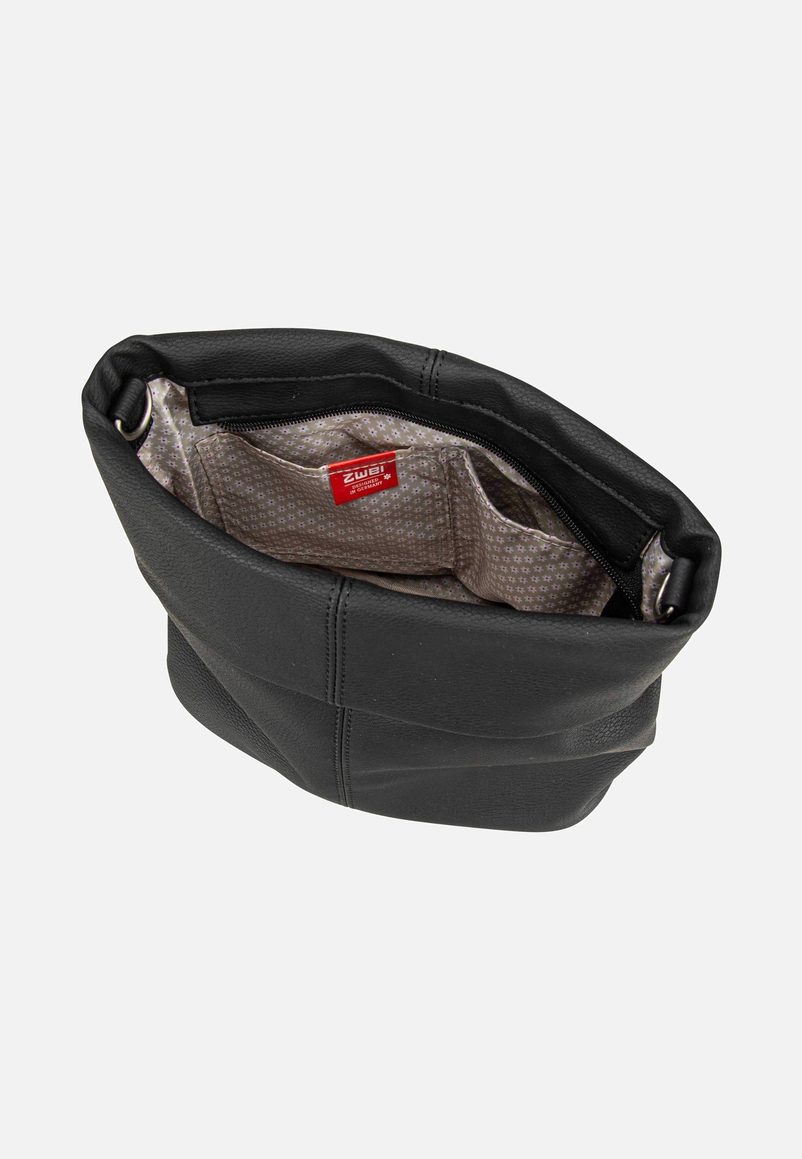 zwei Mademoiselle M8 Nubuk/Black Beuteltasche