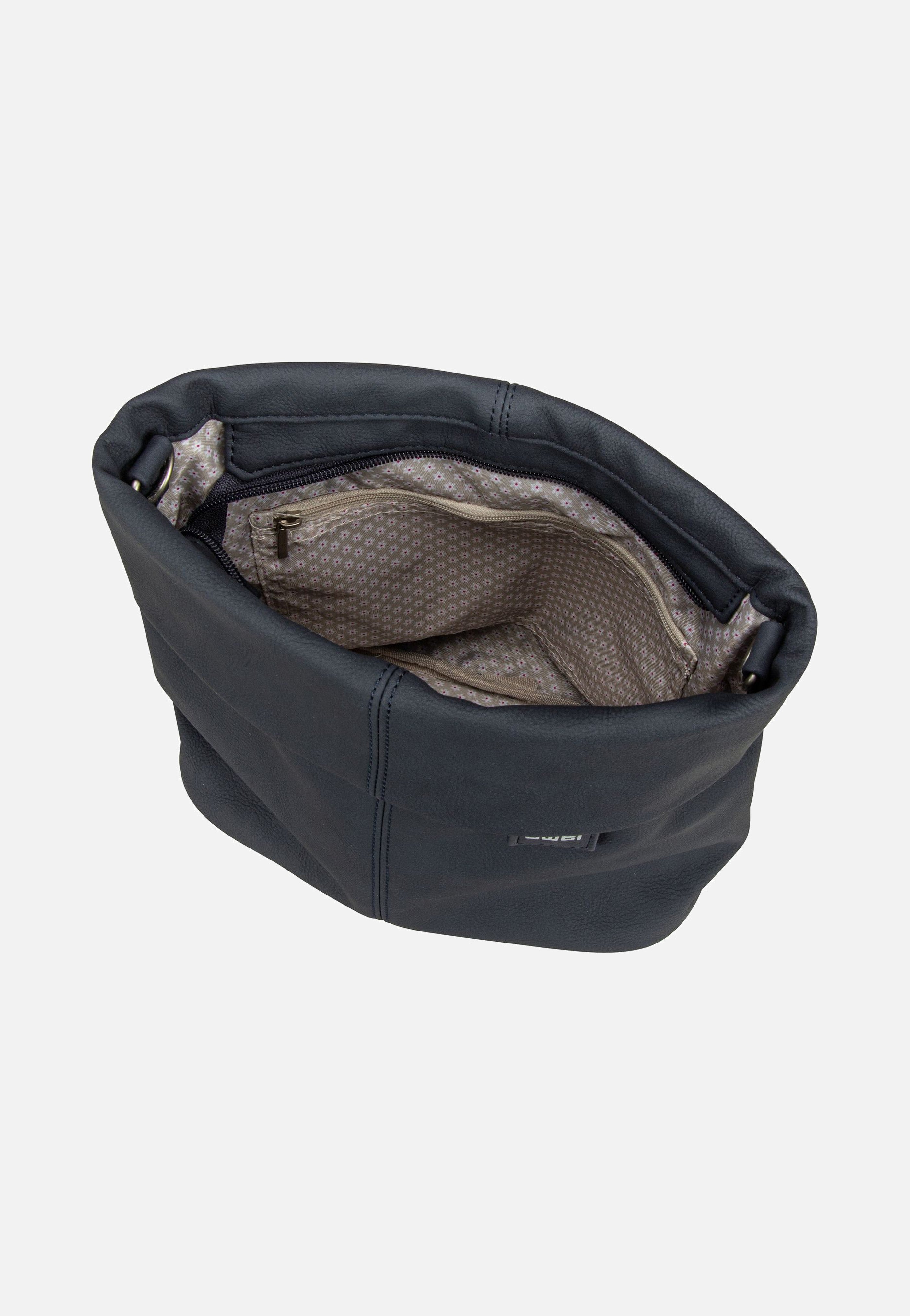 zwei Mademoiselle M8 Nubuk/Ink Beuteltasche