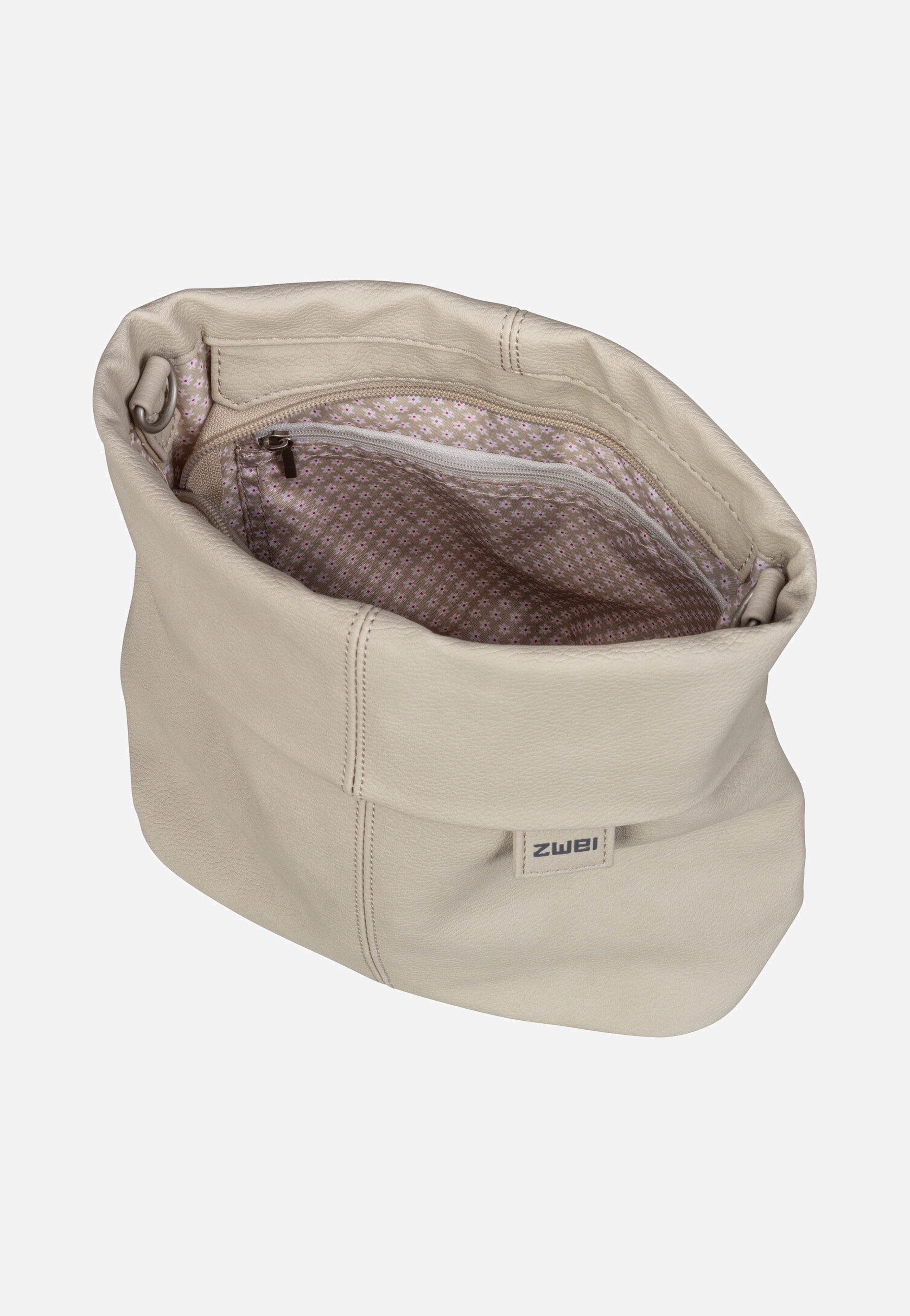 zwei Mademoiselle M8 Nubuk/Linen Beuteltasche
