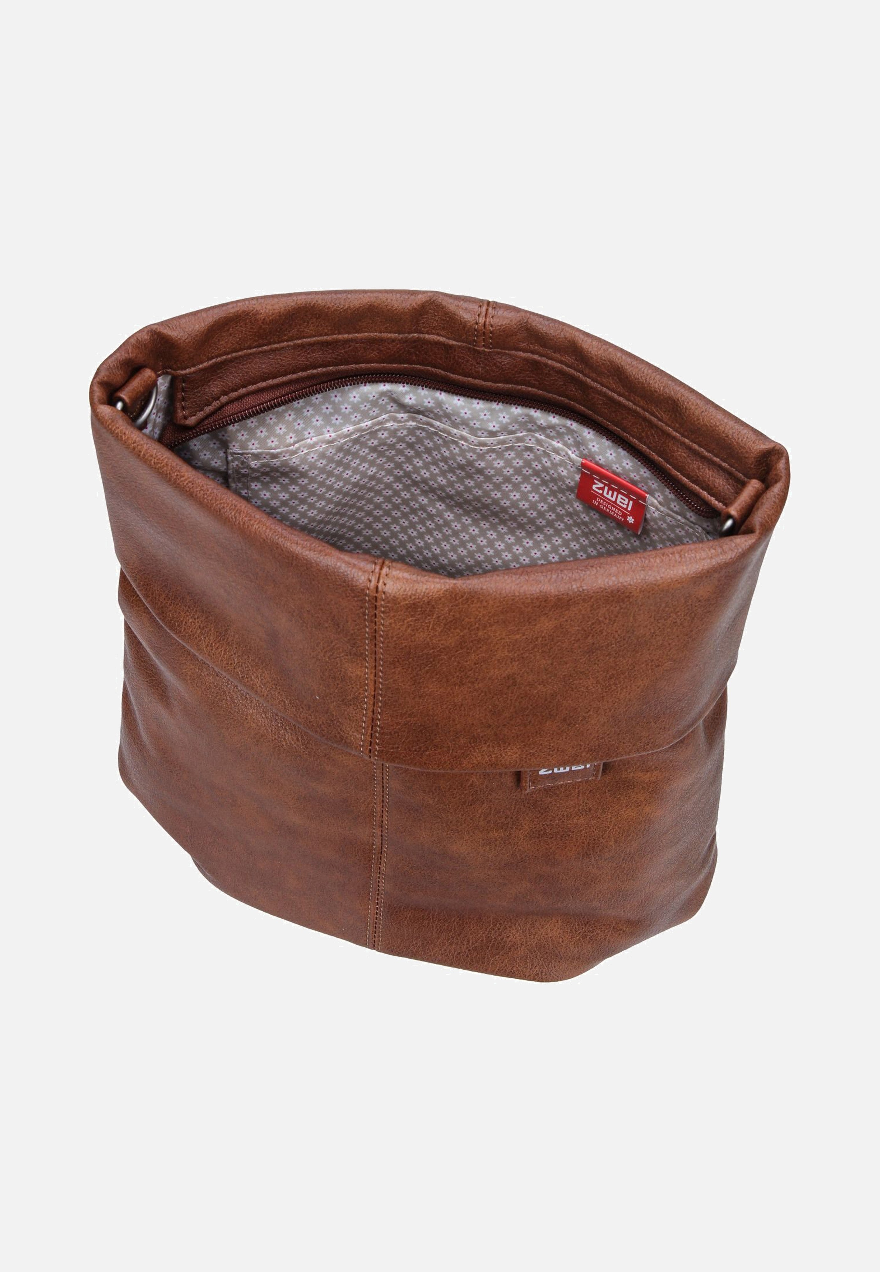 zwei Mademoiselle M90 Cognac Hobo Bag