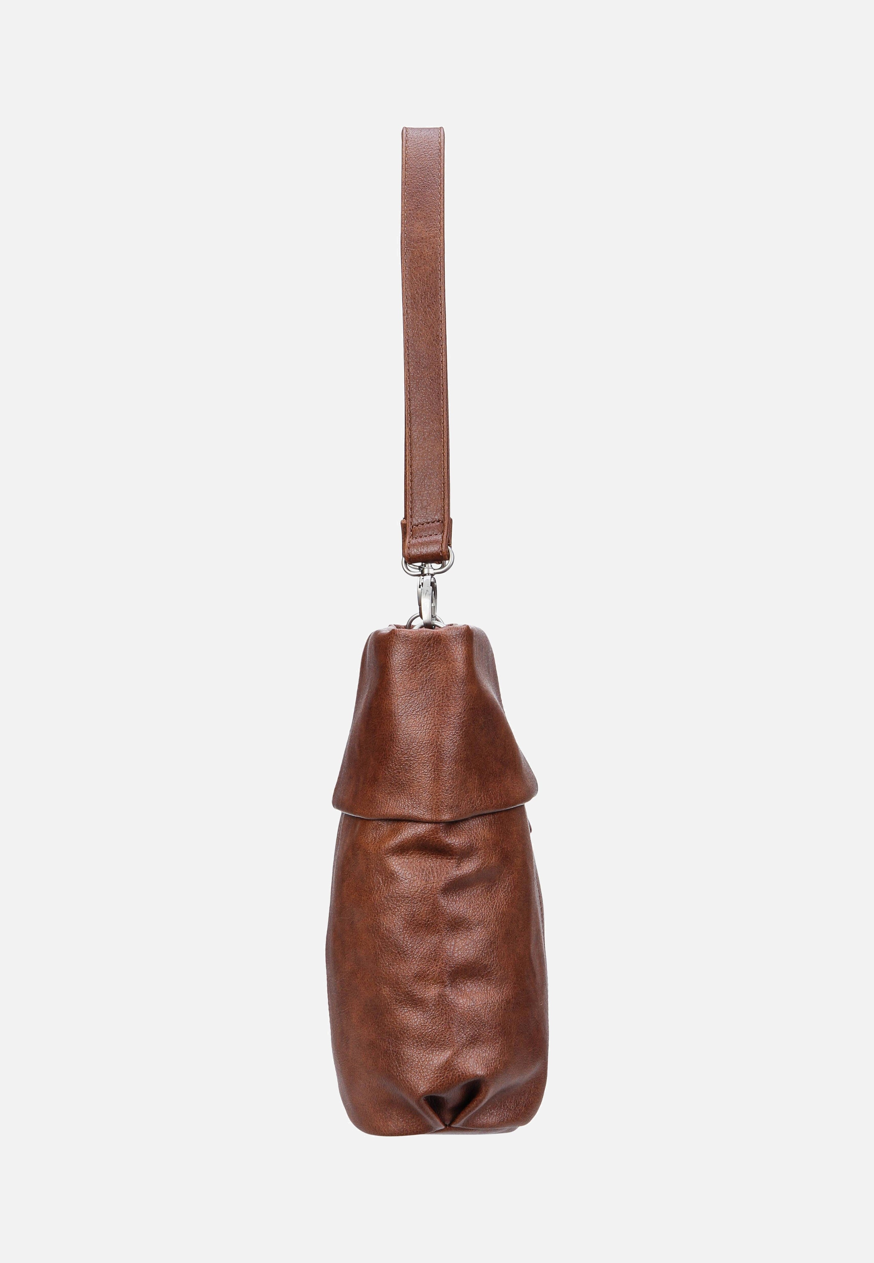zwei Mademoiselle M90 Cognac Hobo Bag